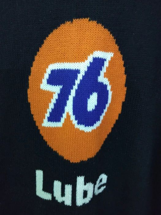 Japanese Brand 76 Knitwear BigLogo Size US L / EU 52-54 / 3 - 4 Thumbnail