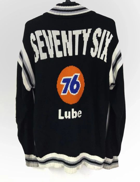 Japanese Brand 76 Knitwear BigLogo Size US L / EU 52-54 / 3 - 1 Thumbnail