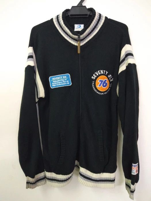 Japanese Brand 76 Knitwear BigLogo Size US L / EU 52-54 / 3 - 2 Thumbnail