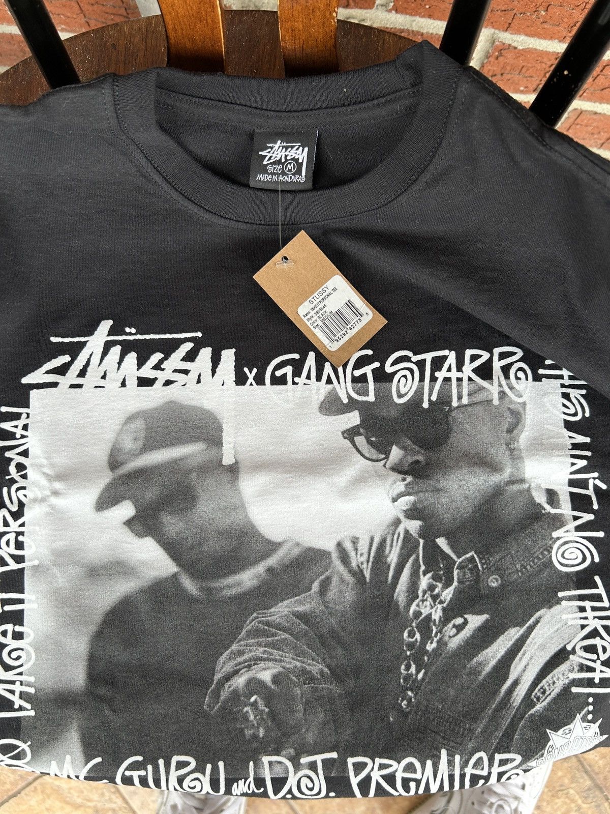 Stussy Stussy gang Starr take it personal tee | Grailed