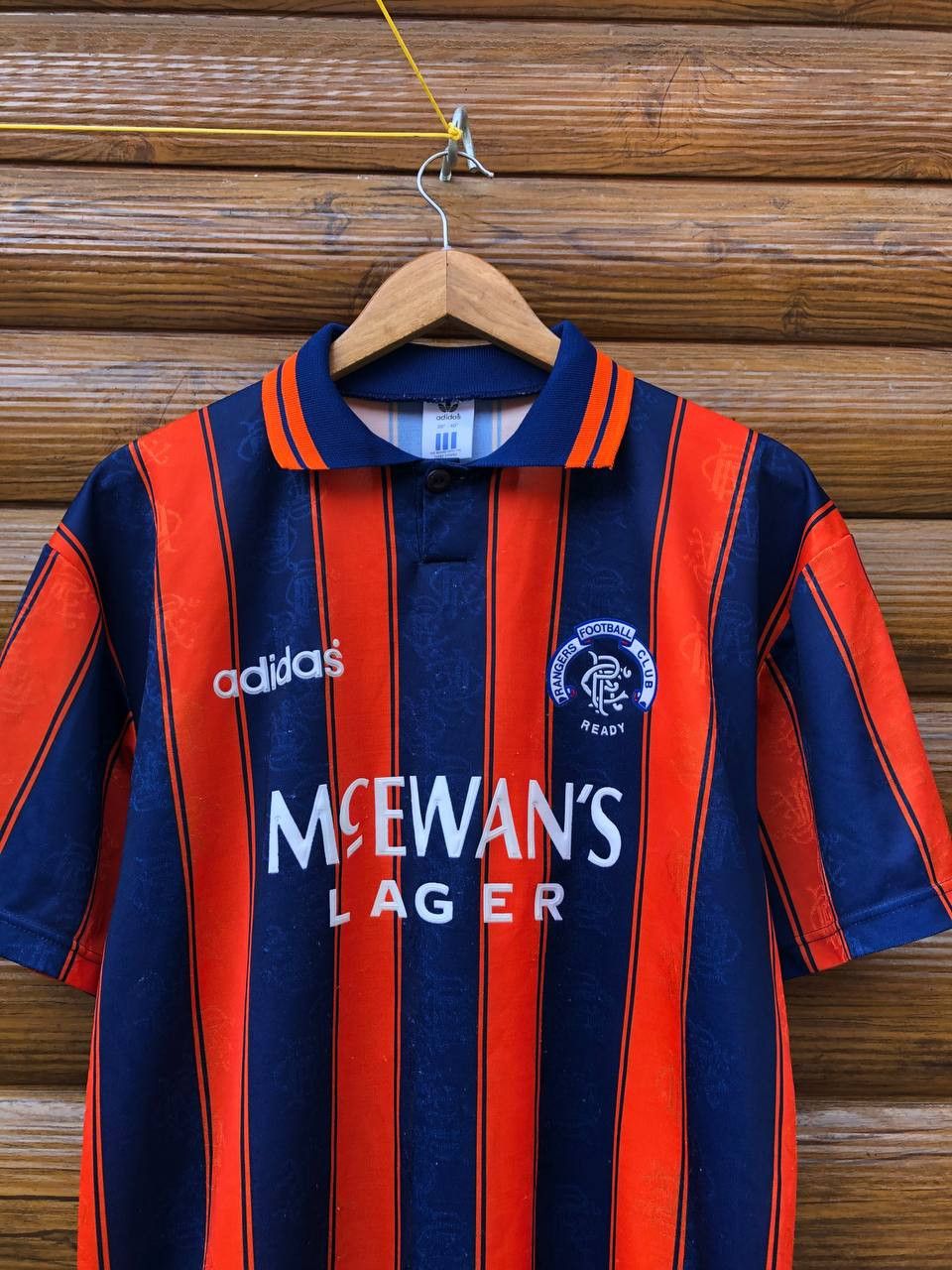 Adidas × Vintage GLASGOW RANGERS FOOTBALL SHIRT SOCCER JERSEY ADIDAS Size US XL / EU 56 / 4 - 2 Thumbnail
