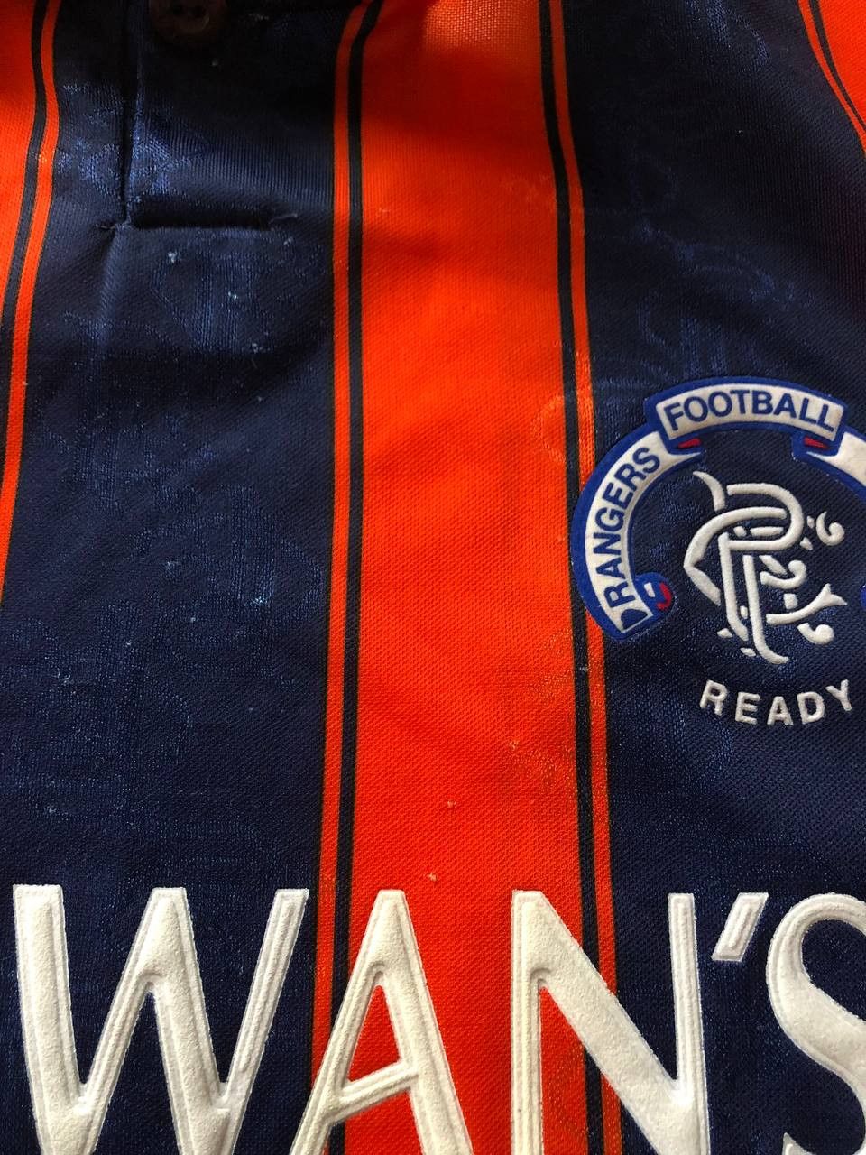 Adidas × Vintage GLASGOW RANGERS FOOTBALL SHIRT SOCCER JERSEY ADIDAS Size US XL / EU 56 / 4 - 6 Thumbnail