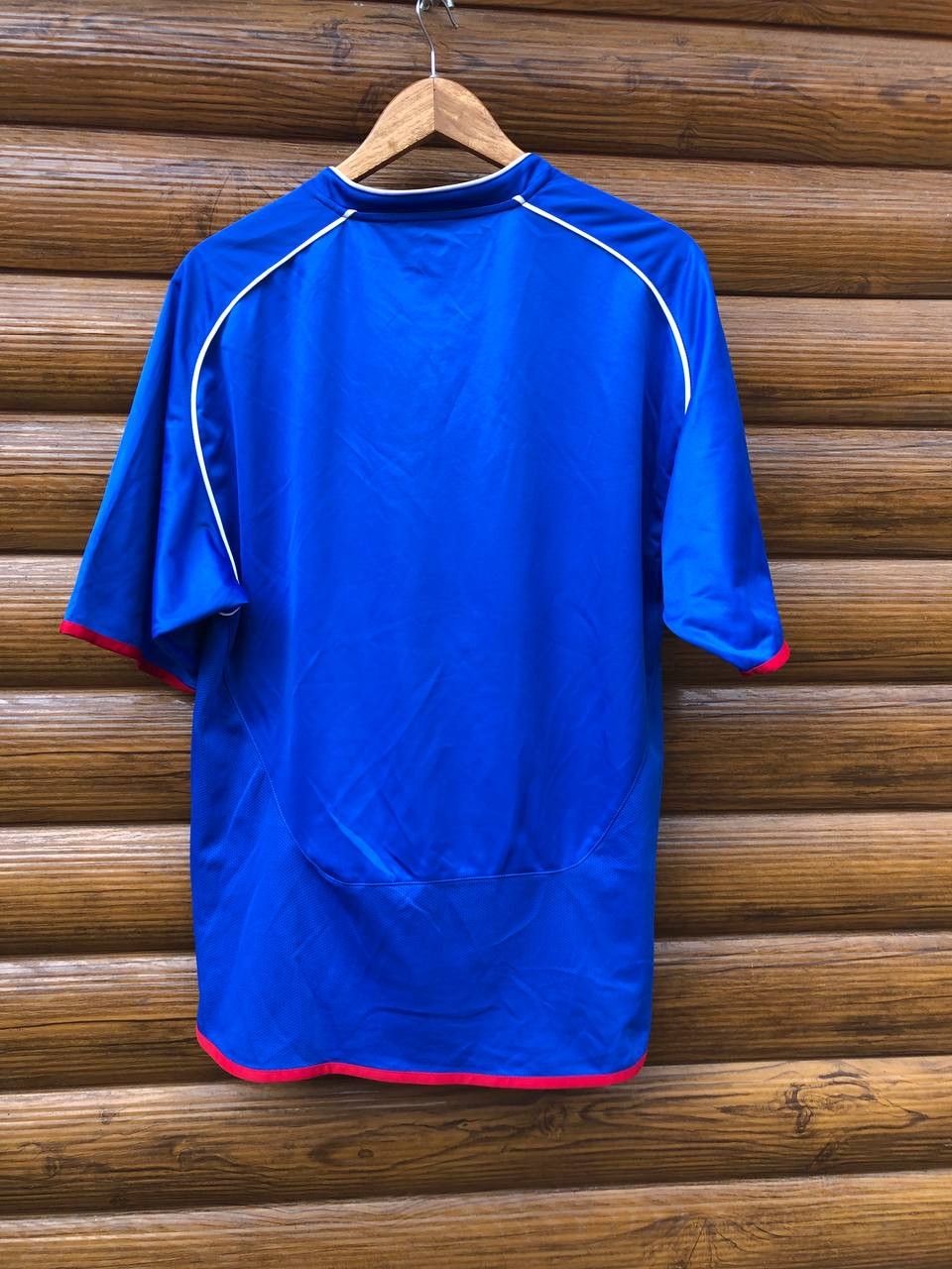 Umbro Glasgow Rangers Soccer Jersey Scottish Football Club Carling Size US L / EU 52-54 / 3 - 2 Thumbnail