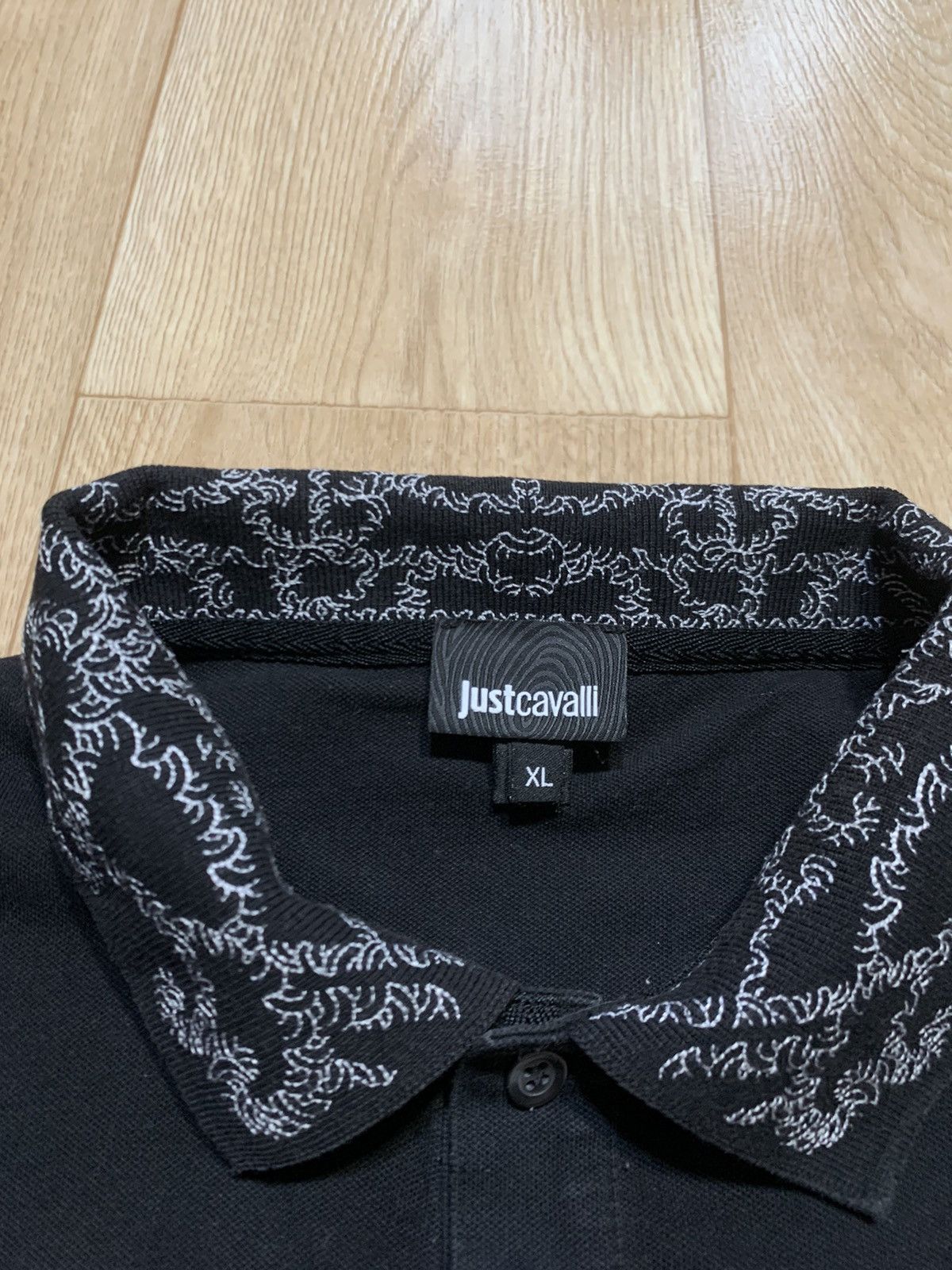Just Cavalli Just Cavalli Black Tiger Polo Size US XL / EU 56 / 4 - 8 Thumbnail