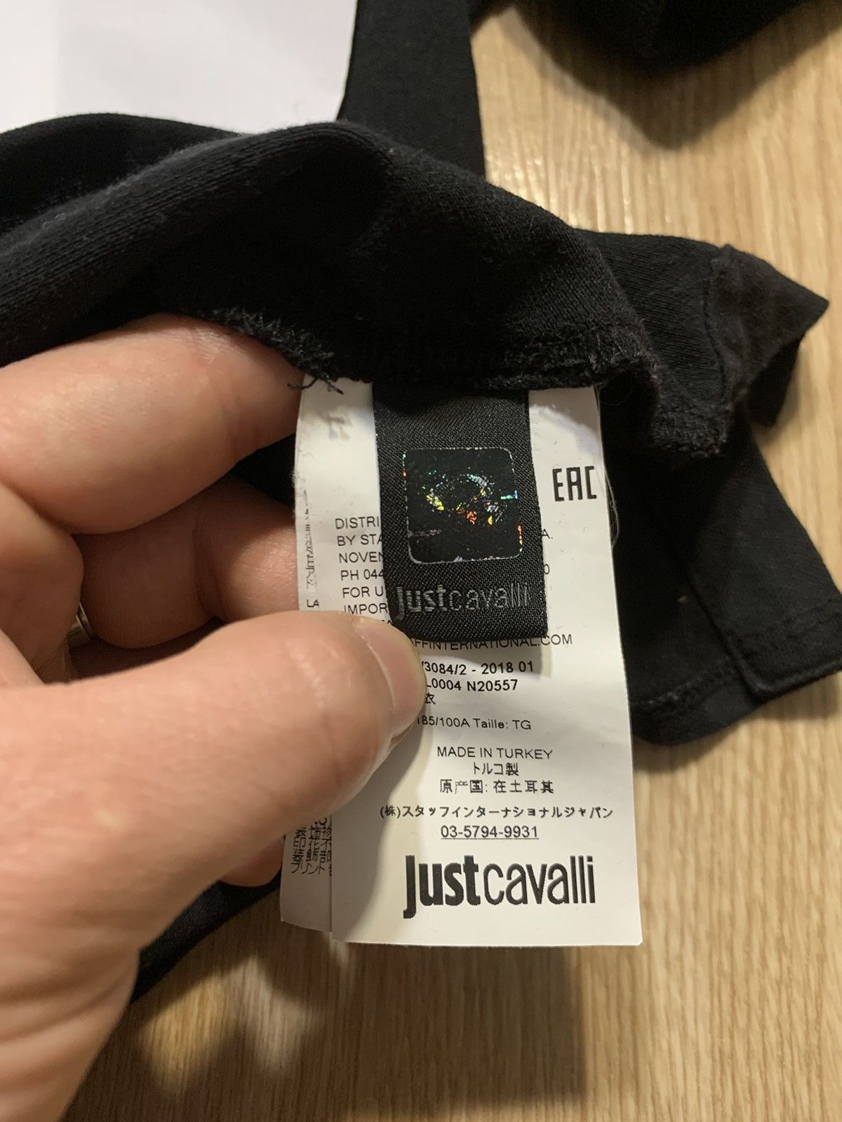 Just Cavalli Just Cavalli Black Tiger Polo Size US XL / EU 56 / 4 - 9 Thumbnail