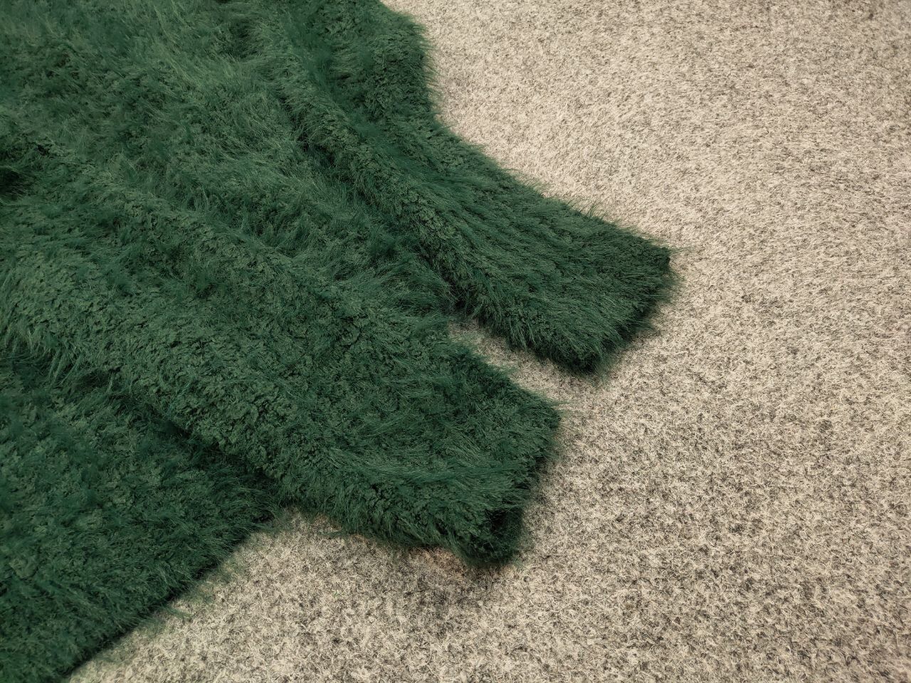 Japanese Brand Vintage Fuzzy Green Mohair Style Japanese Crewneck Sweater Size US S / EU 44-46 / 1 - 10 Thumbnail