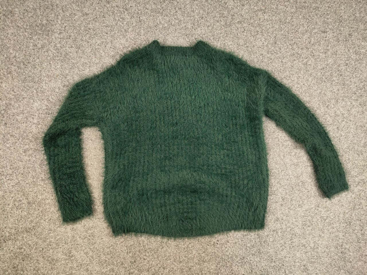 Japanese Brand Vintage Fuzzy Green Mohair Style Japanese Crewneck Sweater Size US S / EU 44-46 / 1 - 11 Thumbnail