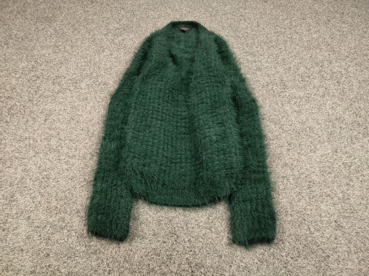 Japanese Brand Vintage Fuzzy Green Mohair Style Japanese Crewneck Sweater Size US S / EU 44-46 / 1 - 2 Thumbnail