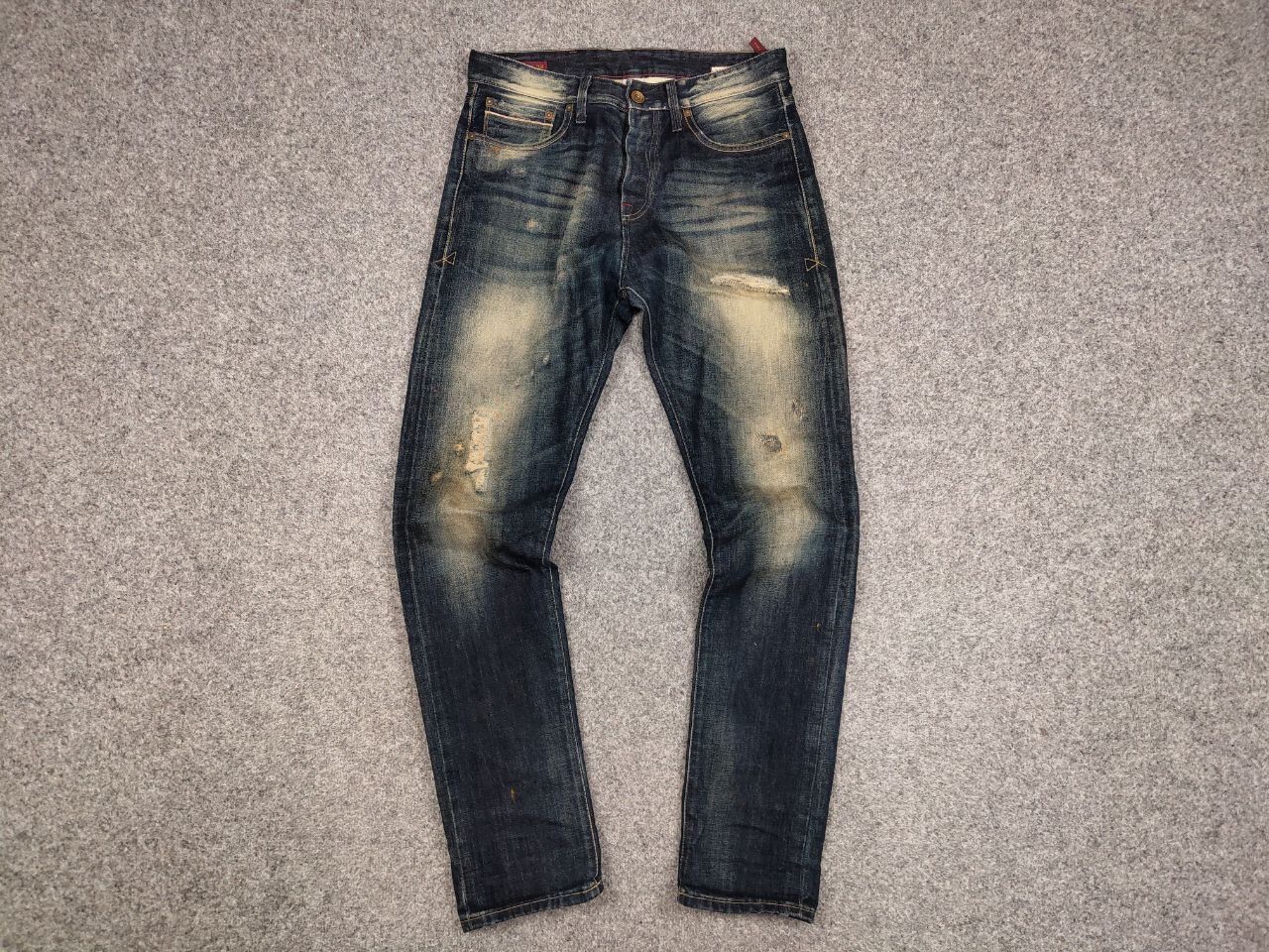 Japanese Brand Vintage R.D.D.Designer Japan Distressed Faded Selvage Jeans Size US 32 / EU 48 - 1 Thumbnail
