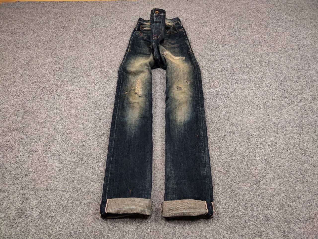 Japanese Brand Vintage R.D.D.Designer Japan Distressed Faded Selvage Jeans Size US 32 / EU 48 - 3 Thumbnail