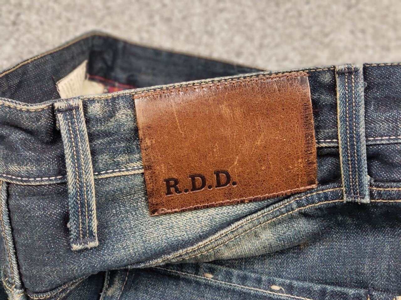 Japanese Brand Vintage R.D.D.Designer Japan Distressed Faded Selvage Jeans Size US 32 / EU 48 - 20 Thumbnail