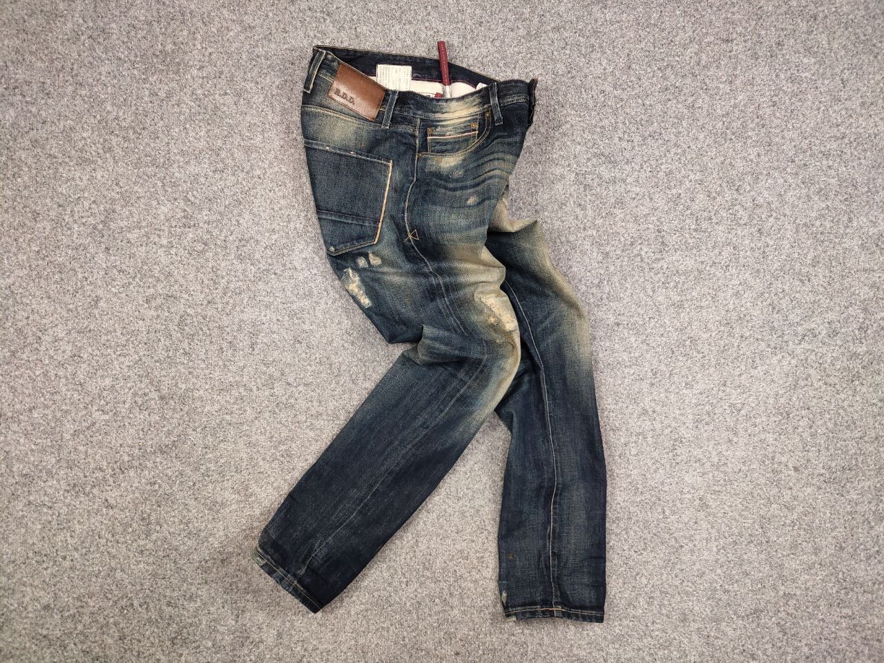 Japanese Brand Vintage R.D.D.Designer Japan Distressed Faded Selvage Jeans Size US 32 / EU 48 - 17 Thumbnail