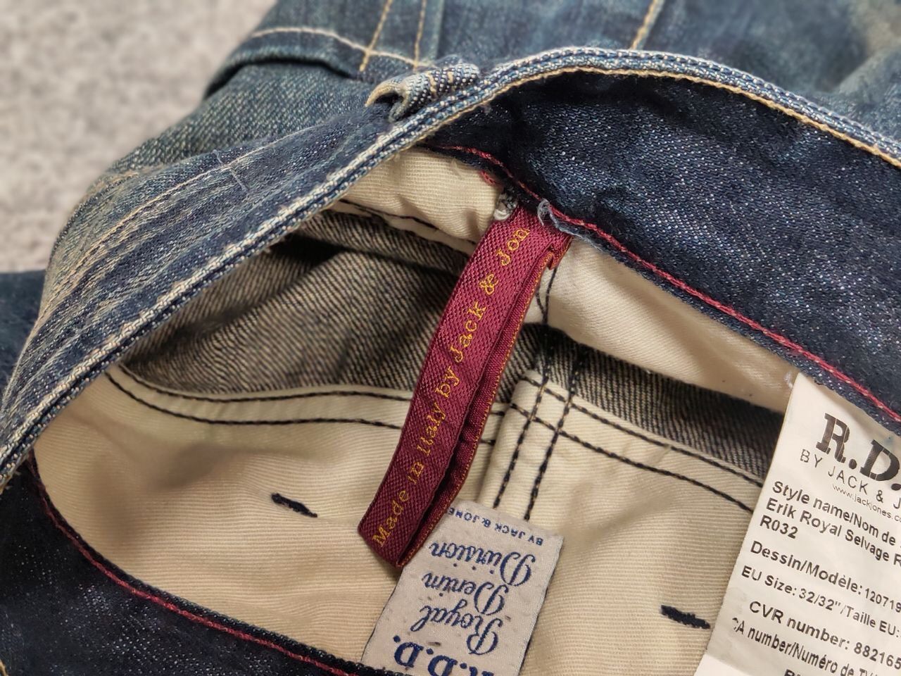 Japanese Brand Vintage R.D.D.Designer Japan Distressed Faded Selvage Jeans Size US 32 / EU 48 - 23 Thumbnail