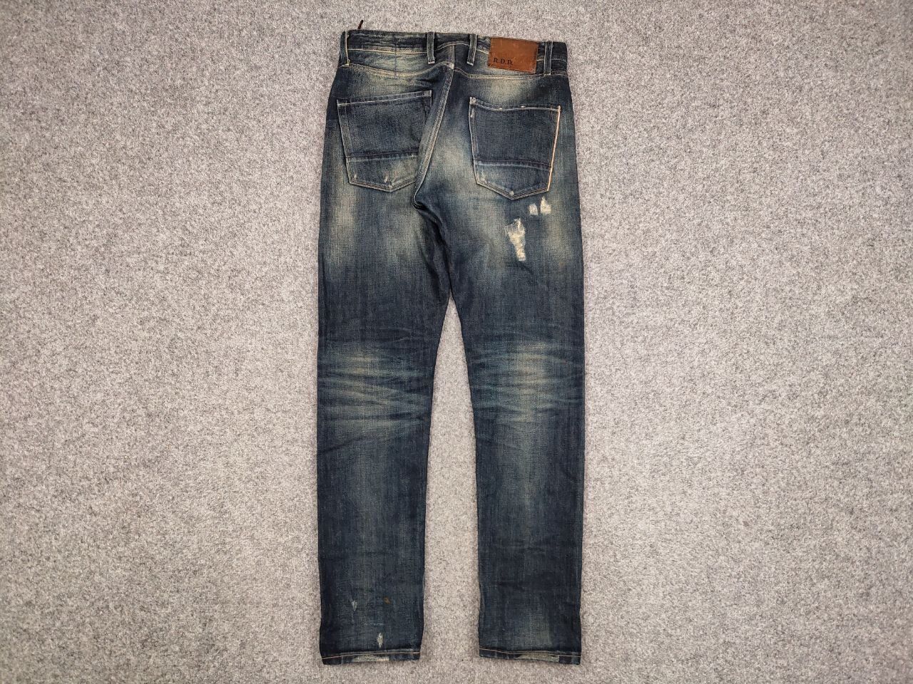 Japanese Brand Vintage R.D.D.Designer Japan Distressed Faded Selvage Jeans Size US 32 / EU 48 - 15 Thumbnail