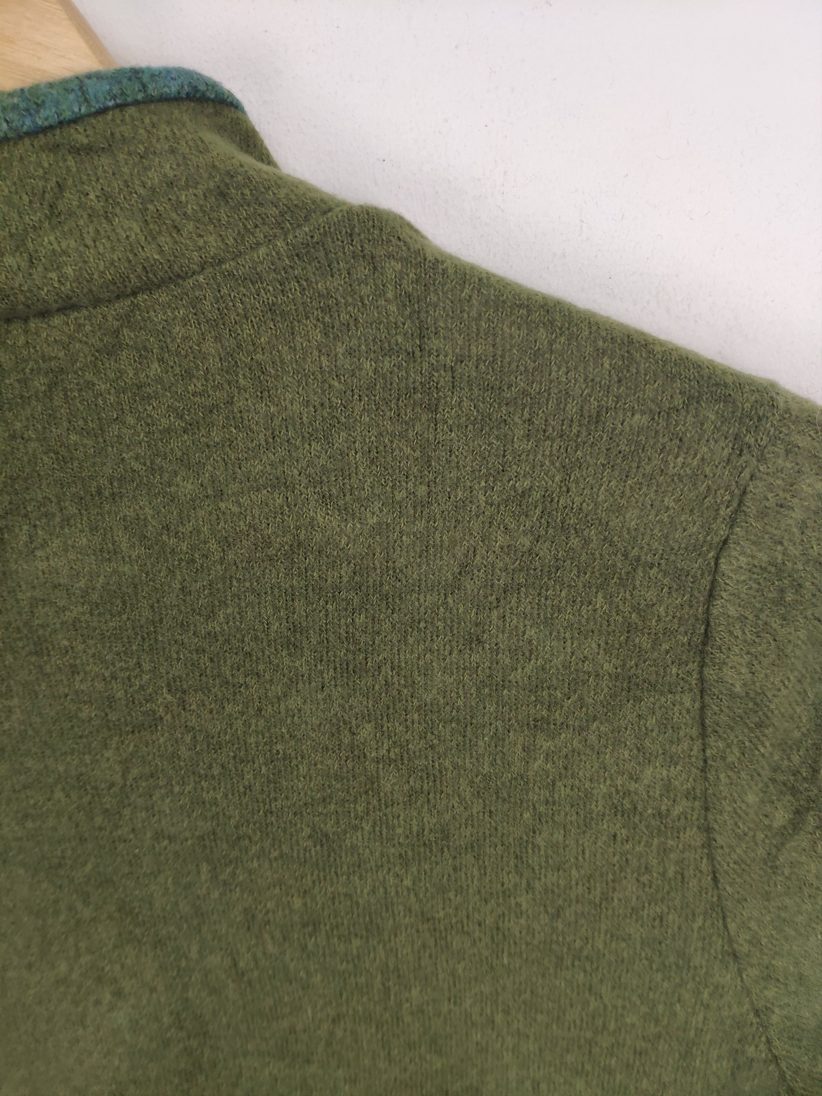 Japanese Brand × Vintage Vintage Sweater Crewneck Patchwork Pattern Like Kapital Size S / US 4 / IT 40 - 12 Thumbnail