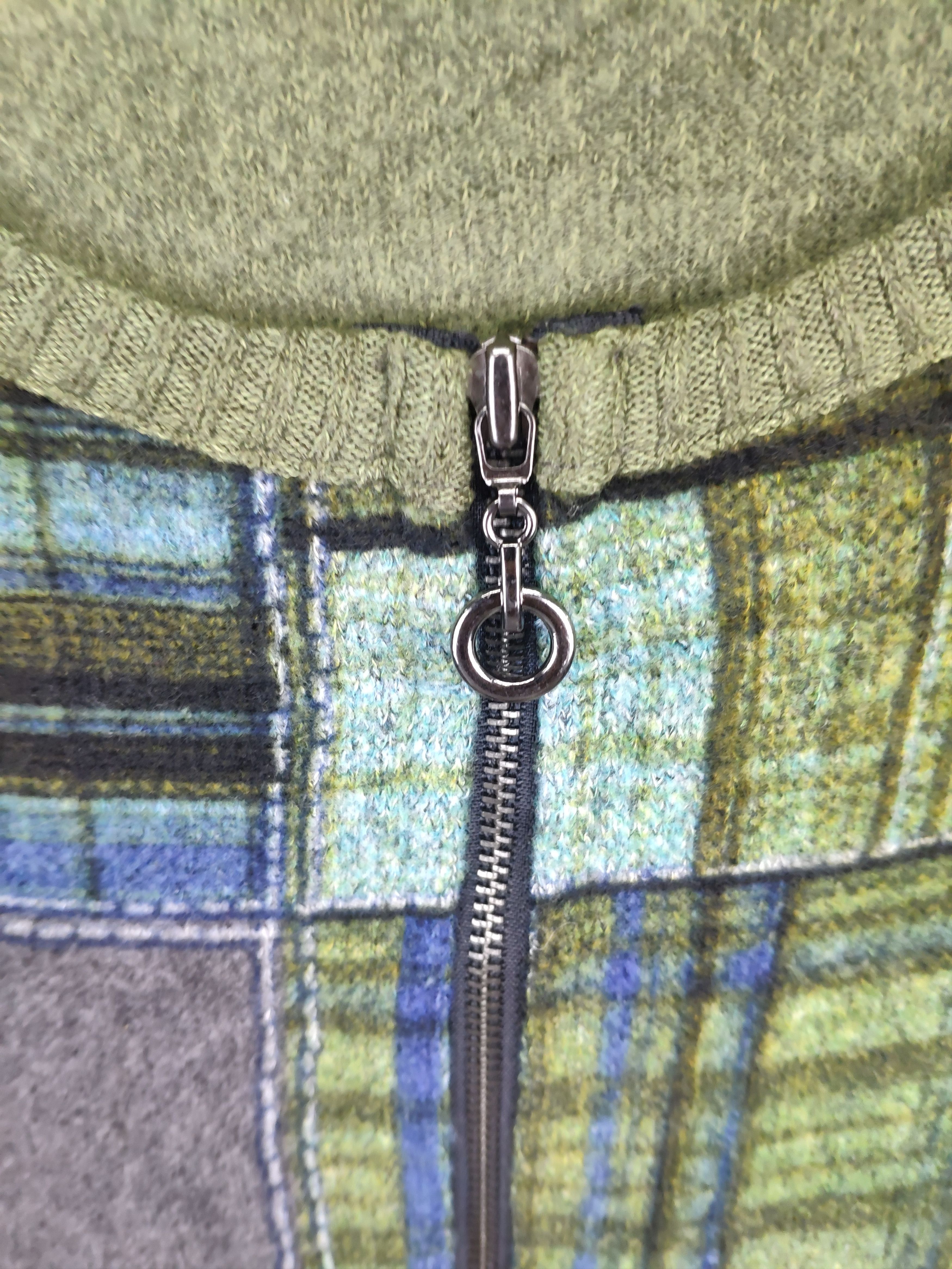 Japanese Brand × Vintage Vintage Sweater Crewneck Patchwork Pattern Like Kapital Size S / US 4 / IT 40 - 11 Thumbnail