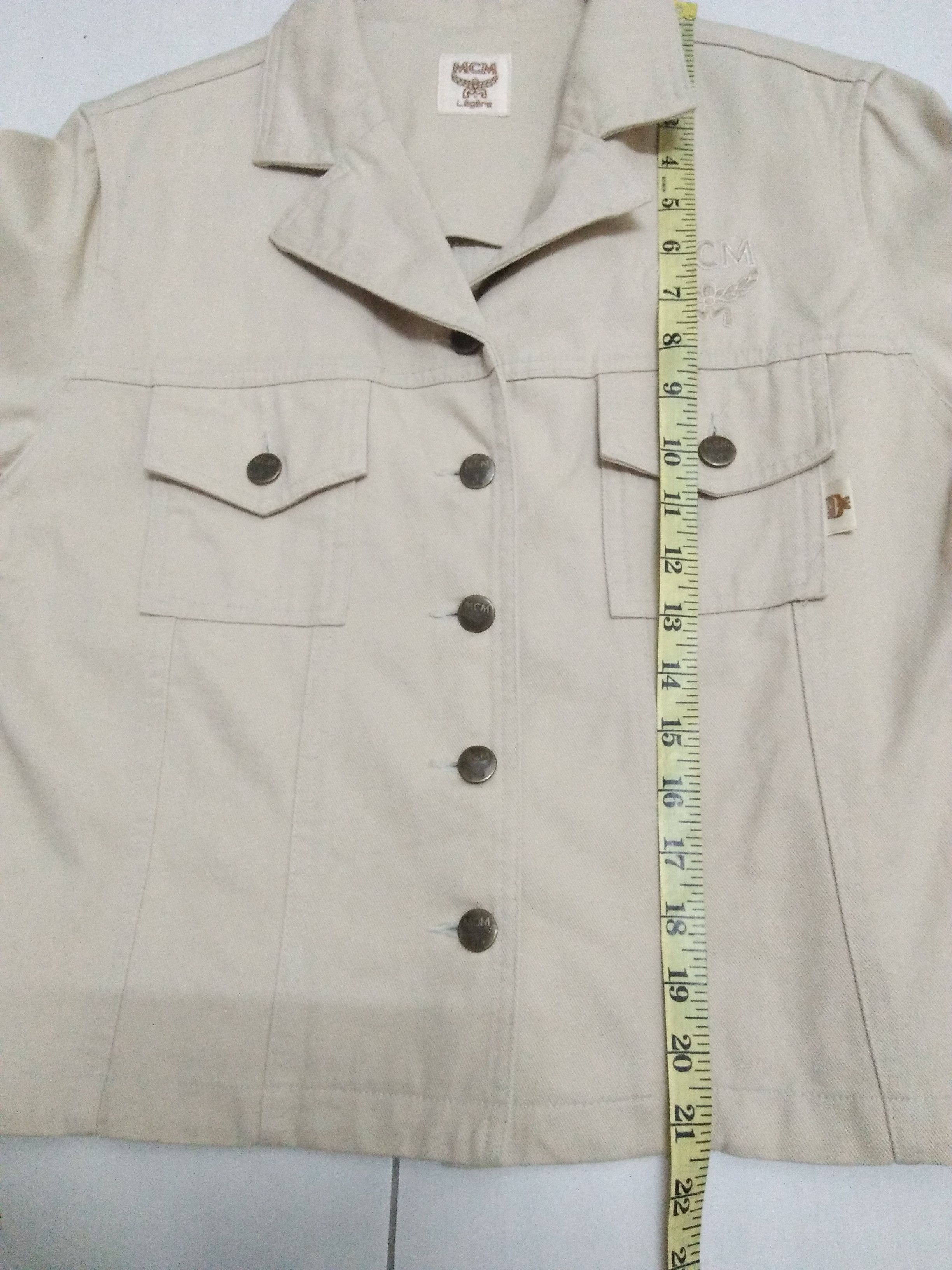 MCM MCM jacket embroidery logos for ladies Size ONE SIZE - 8 Thumbnail