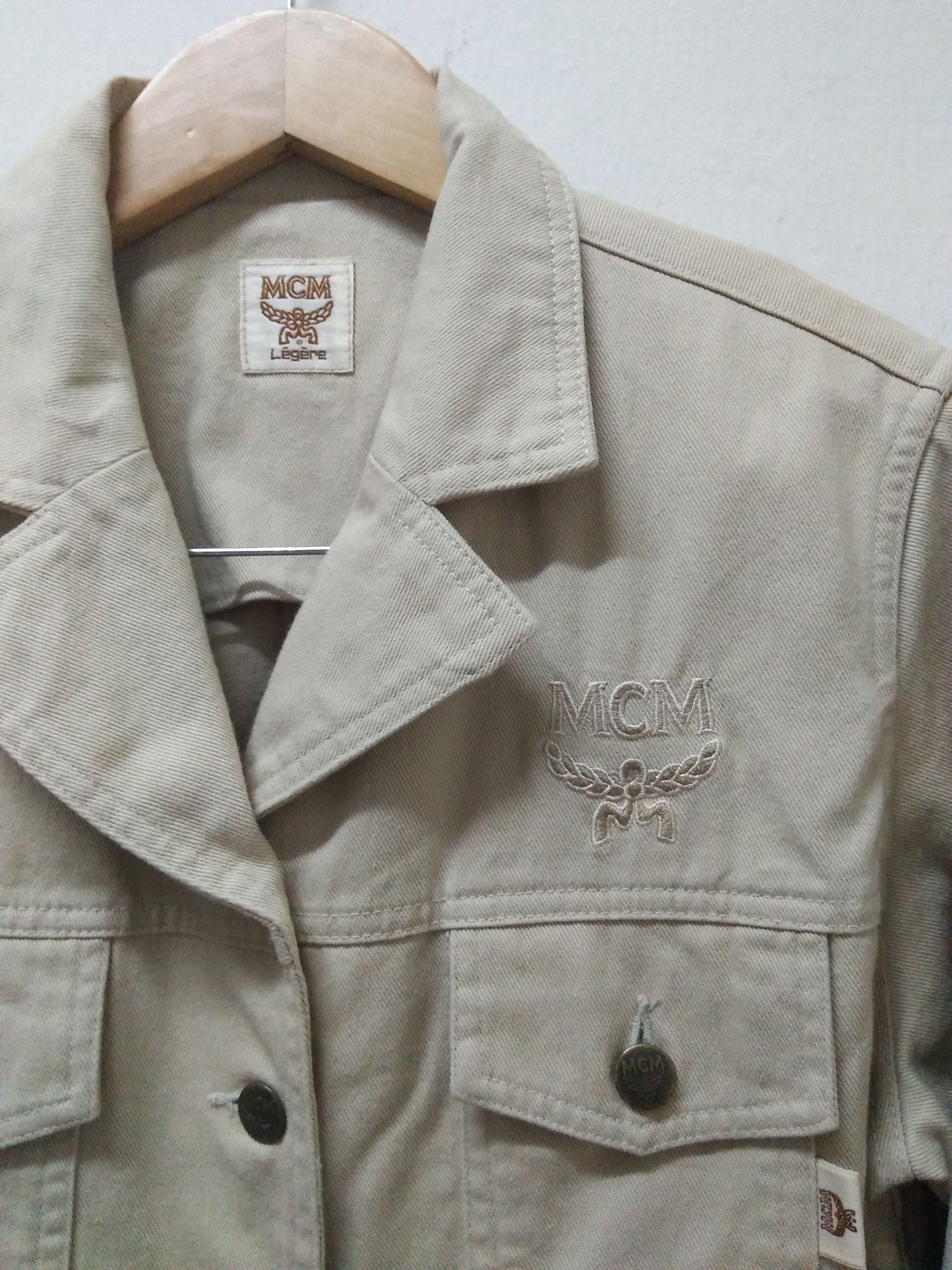 MCM MCM jacket embroidery logos for ladies Size ONE SIZE - 2 Thumbnail