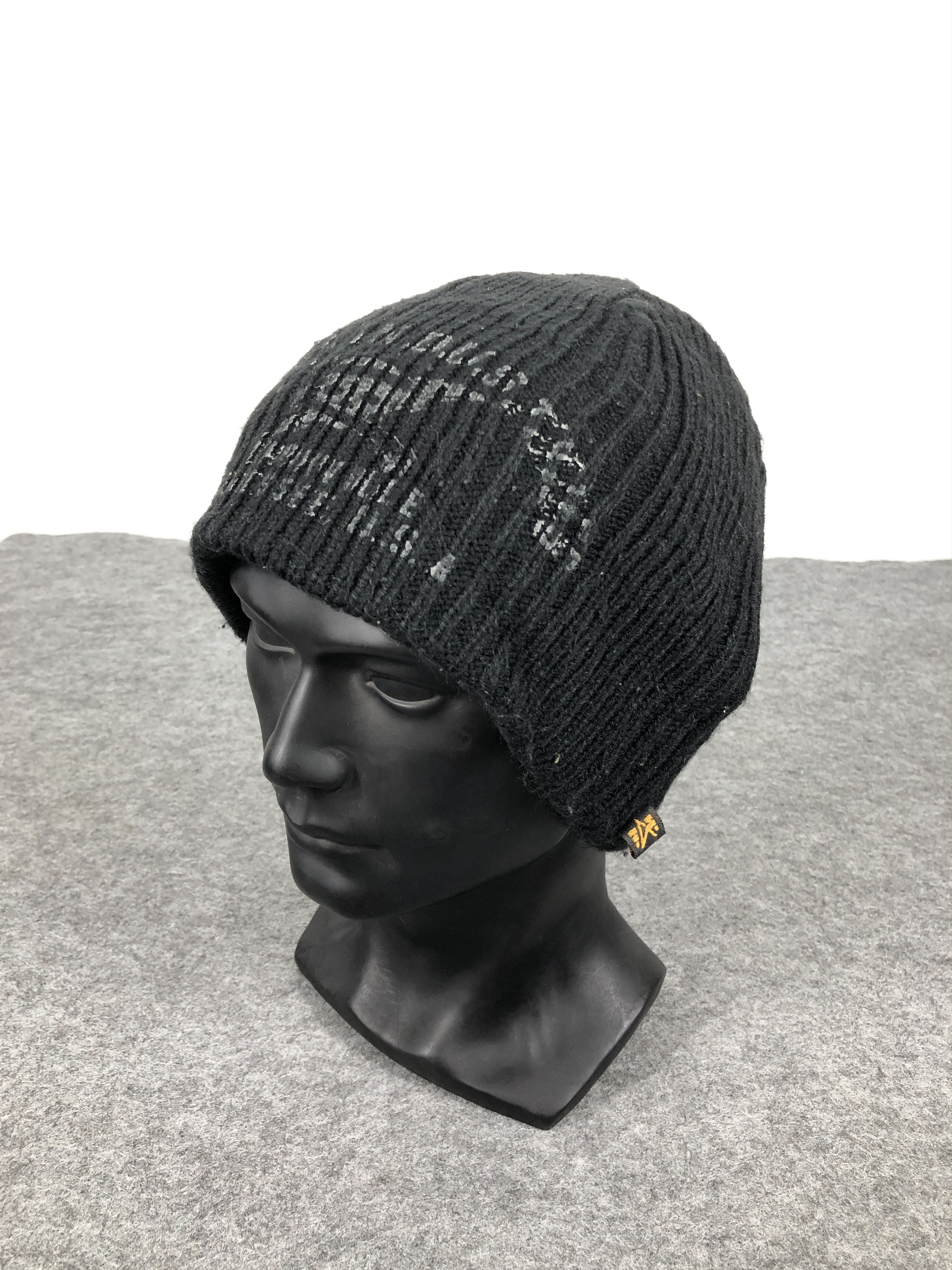 Alpha Industries Vintage Alpha Industries Beanie / Snow Hat / Snow Cap Size ONE SIZE - 1 Thumbnail