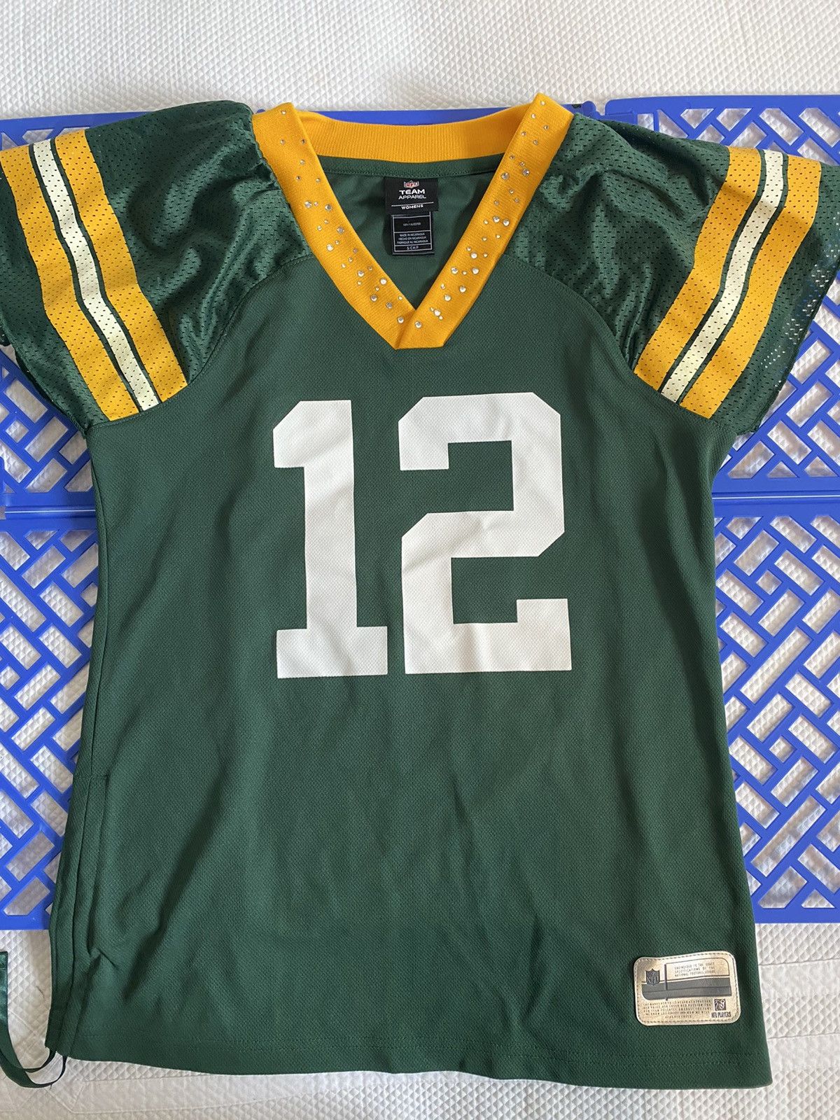 Reebok Reebok NFL Team Apparel Greenbay “Rodgers” Bling Jersey S