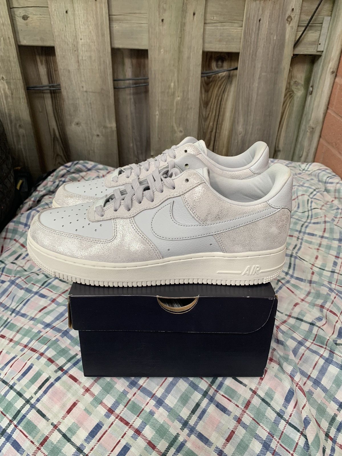 Nike Air Force One ‘07 Premium Pure Platinum Size US 9 / EU 42 - 7 Thumbnail