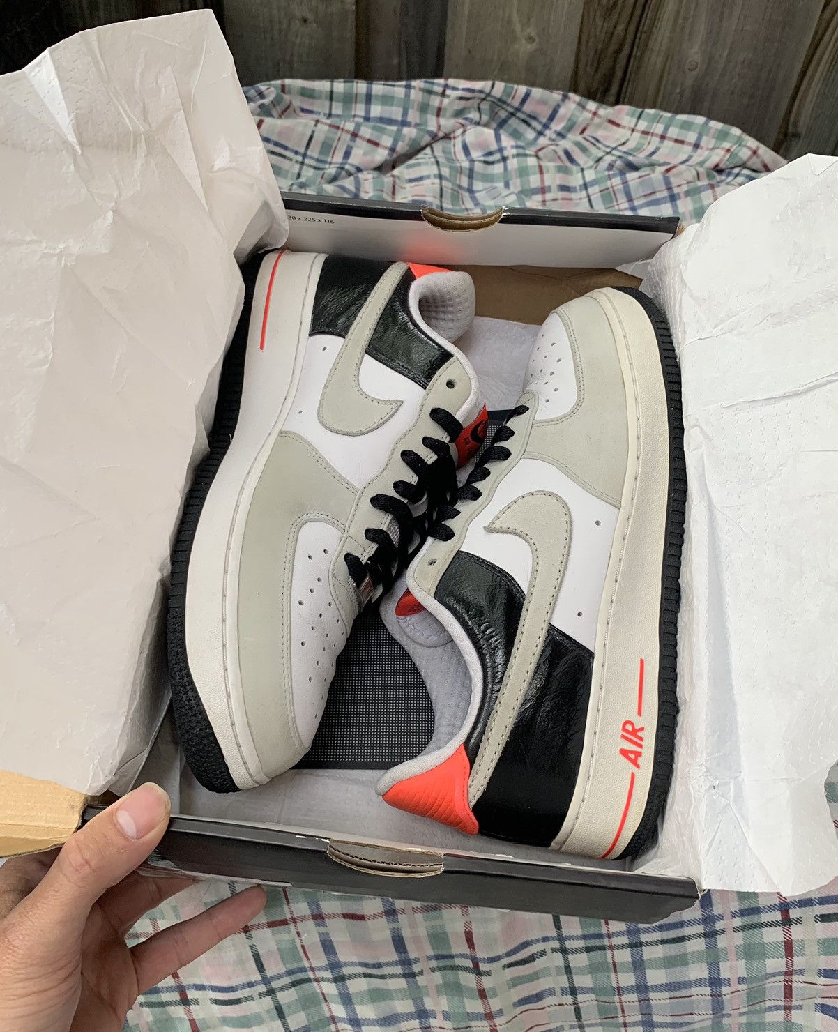 Nike Air Force 1 Low Premium Infrared Size US 10 / EU 43 - 2 Thumbnail