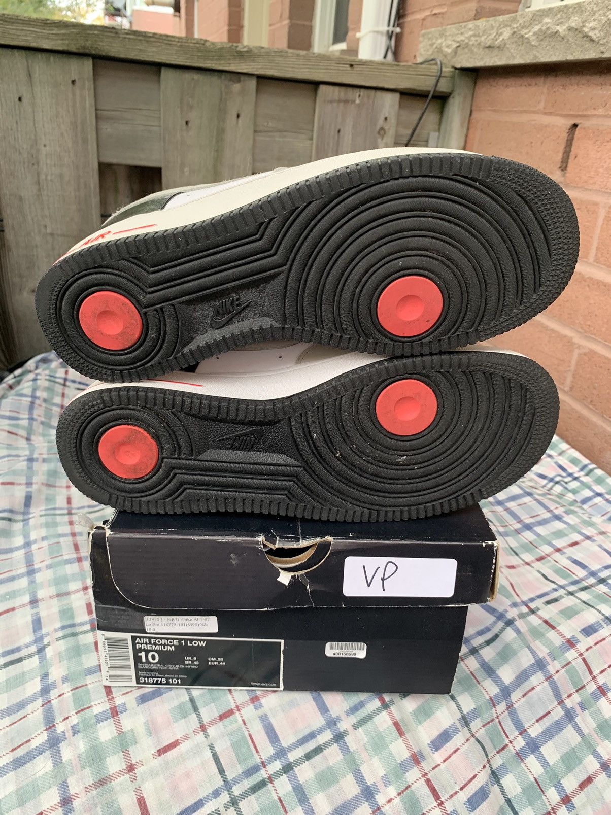 Nike Air Force 1 Low Premium Infrared Size US 10 / EU 43 - 6 Thumbnail