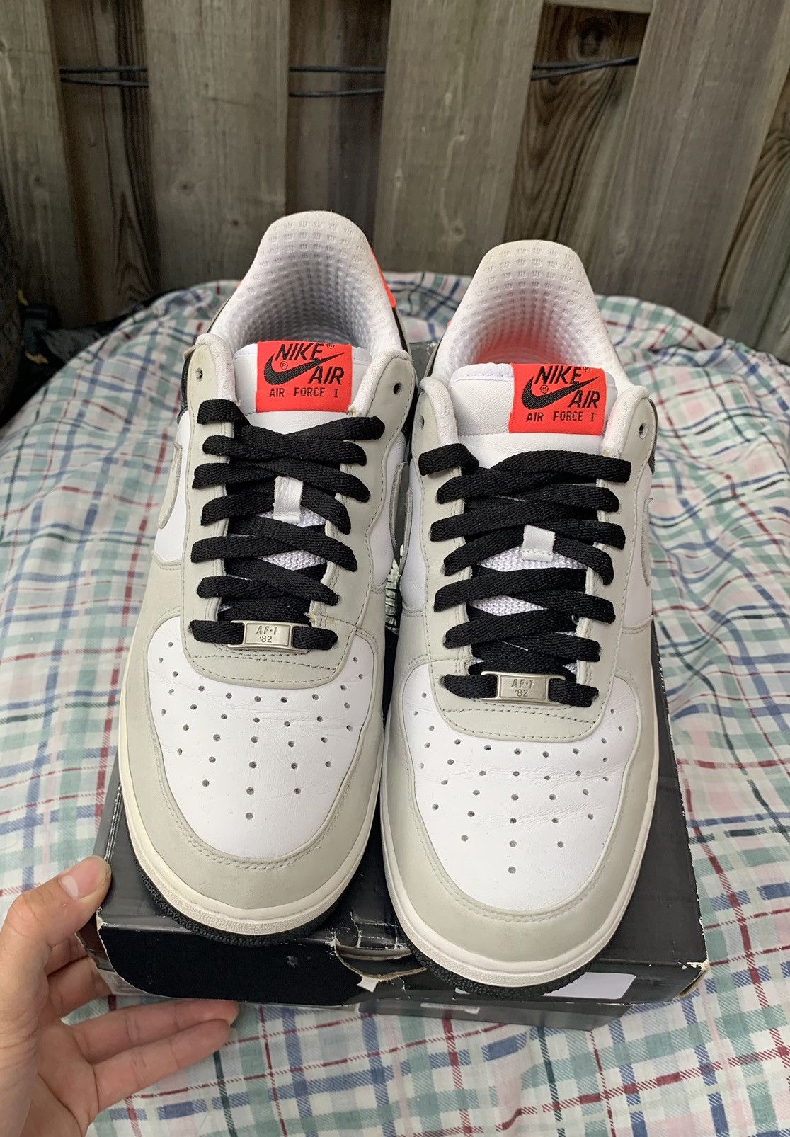 Nike Air Force 1 Low Premium Infrared Size US 10 / EU 43 - 3 Thumbnail
