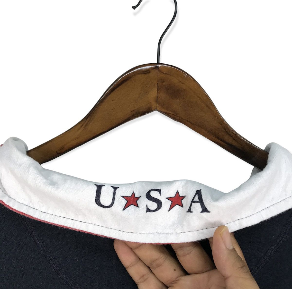 Vintage Vintage USA Spellout Halfzipper Size US L / EU 52-54 / 3 - 7 Thumbnail
