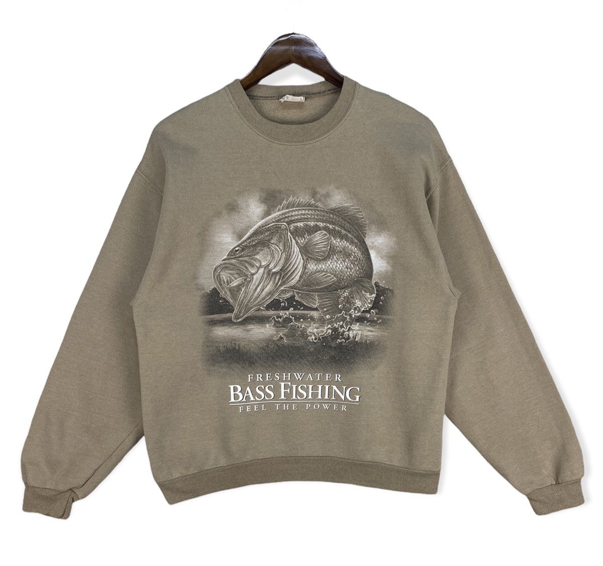 Habitat Vintage Bass Fishing Freshwater Sweatshirt Size US M / EU 48-50 / 2 - 1 Thumbnail