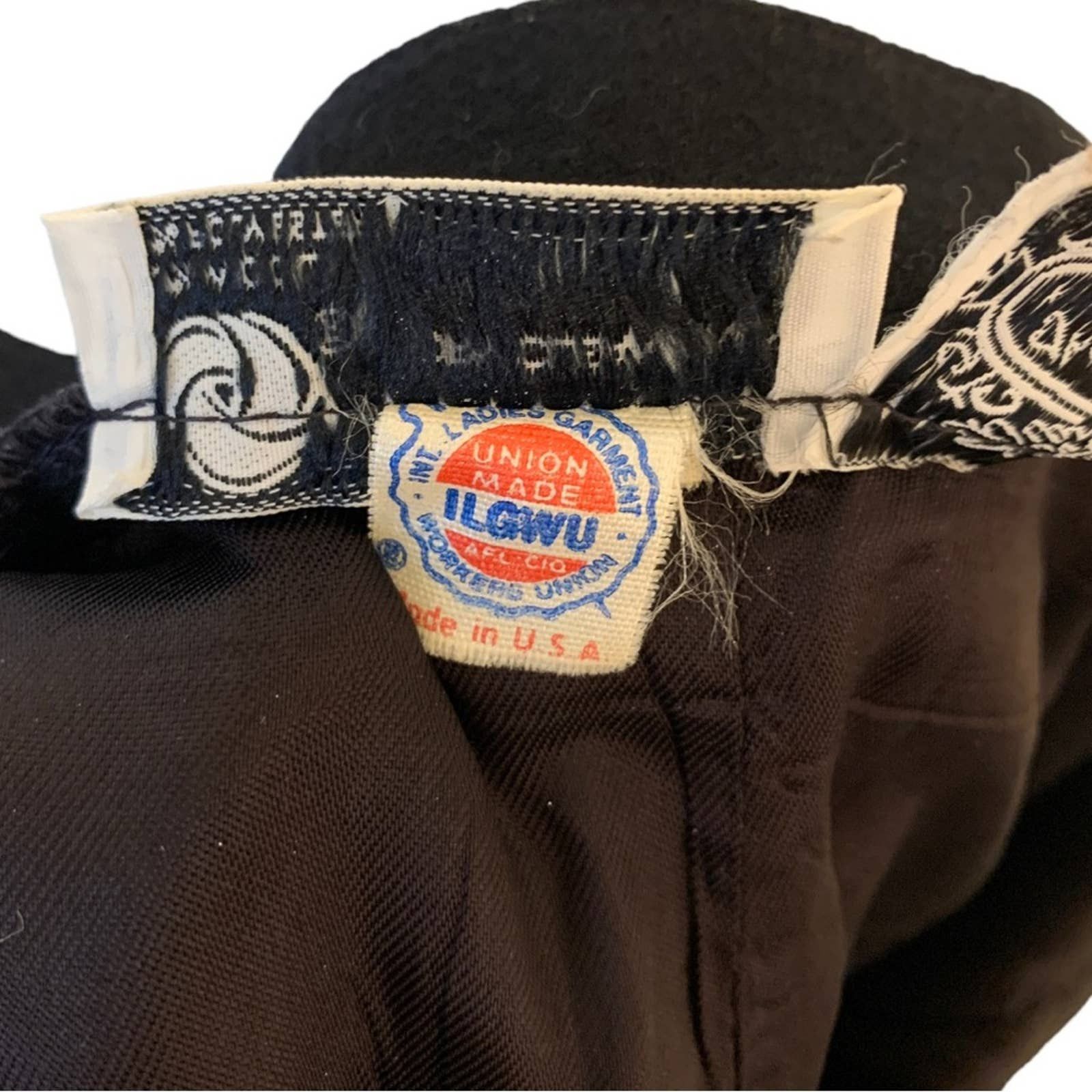 Vintage Union Made The Villager Black Pants