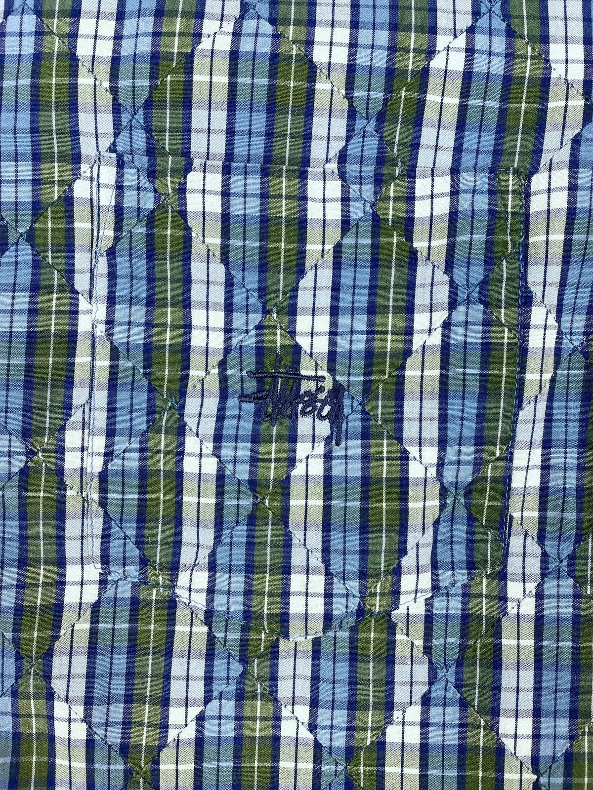 Stussy Vintage 00's Stussy Patchwork Checked SS Logo Shirt Size M Size US M / EU 48-50 / 2 - 6 Thumbnail