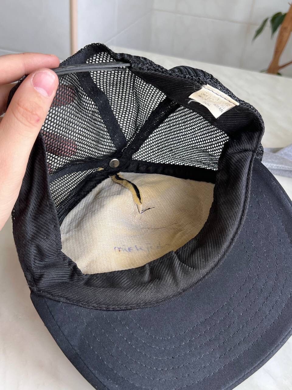 Harley Davidson × Vintage HARLEY DAVIDSON Vintage Padded Mesh Hat Snapback 80s 90s Size ONE SIZE - 6 Thumbnail