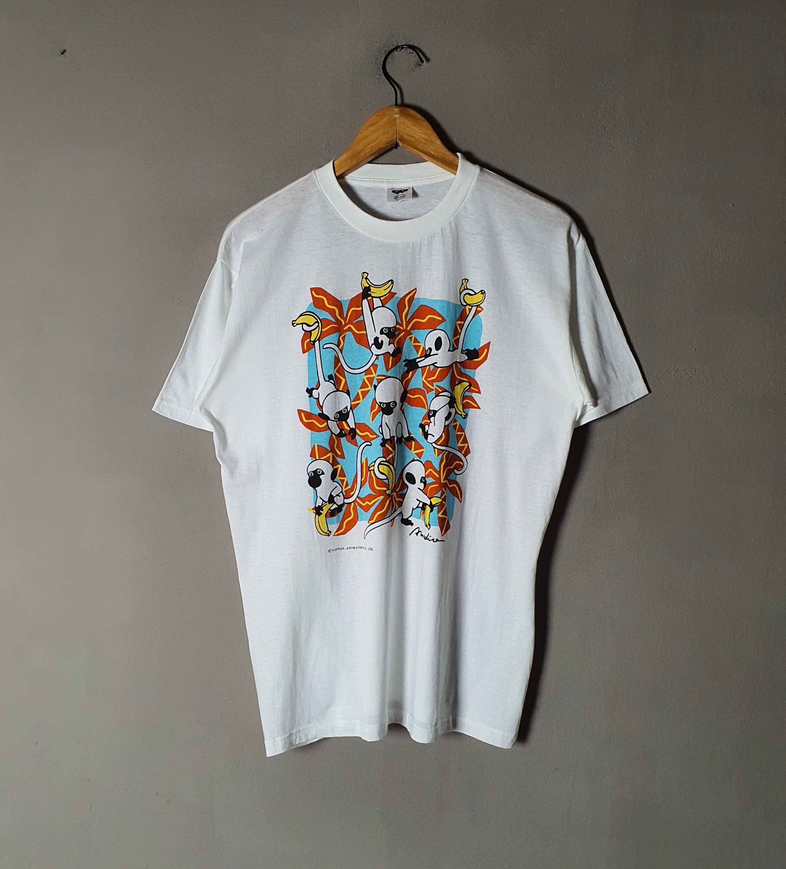 90s THE AMEDIO Japanese Comic Banpresto T Shirt Large