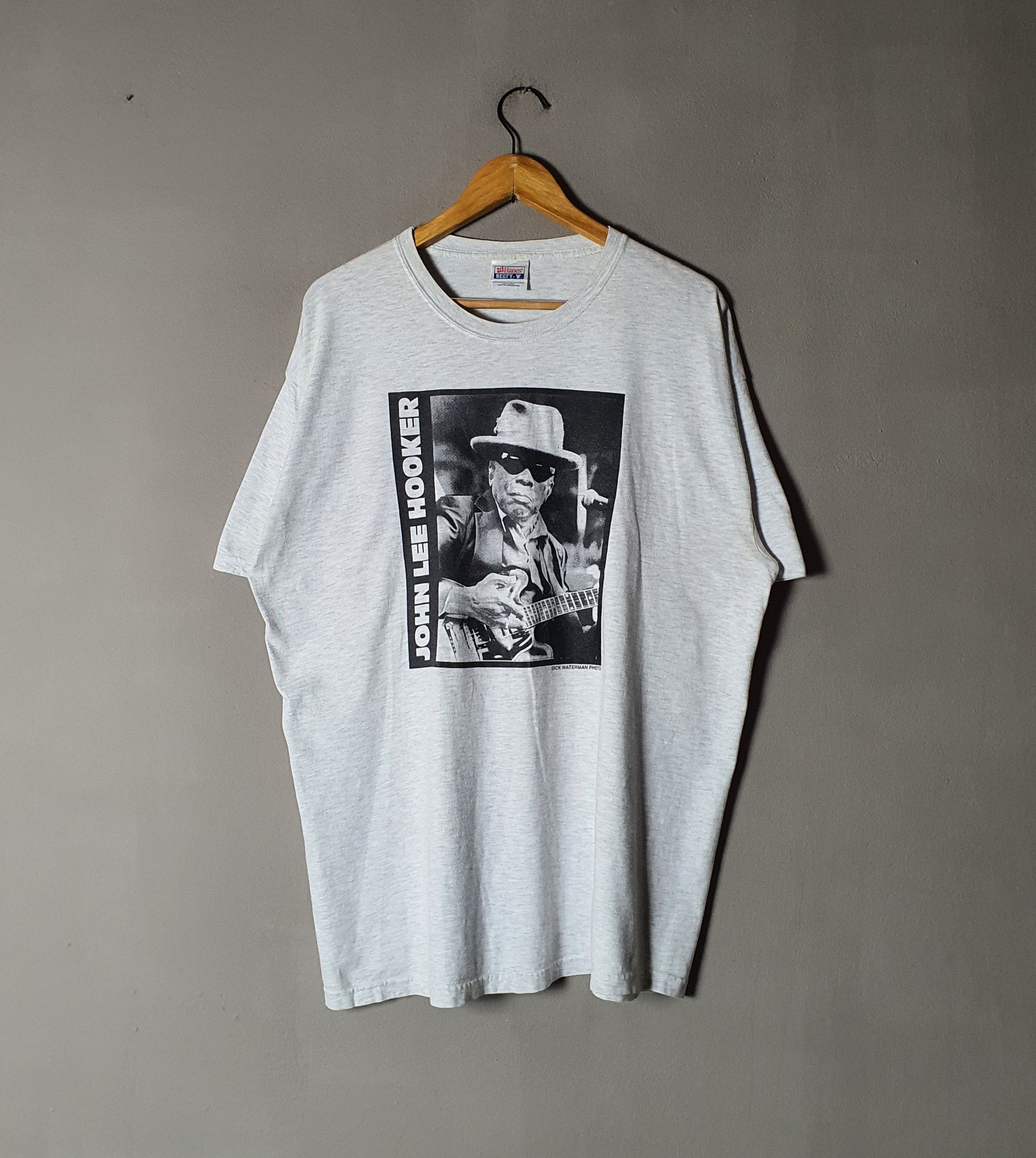 90s JOHN LEE HOOKER Photo print by Dick Waterman T shirt XL