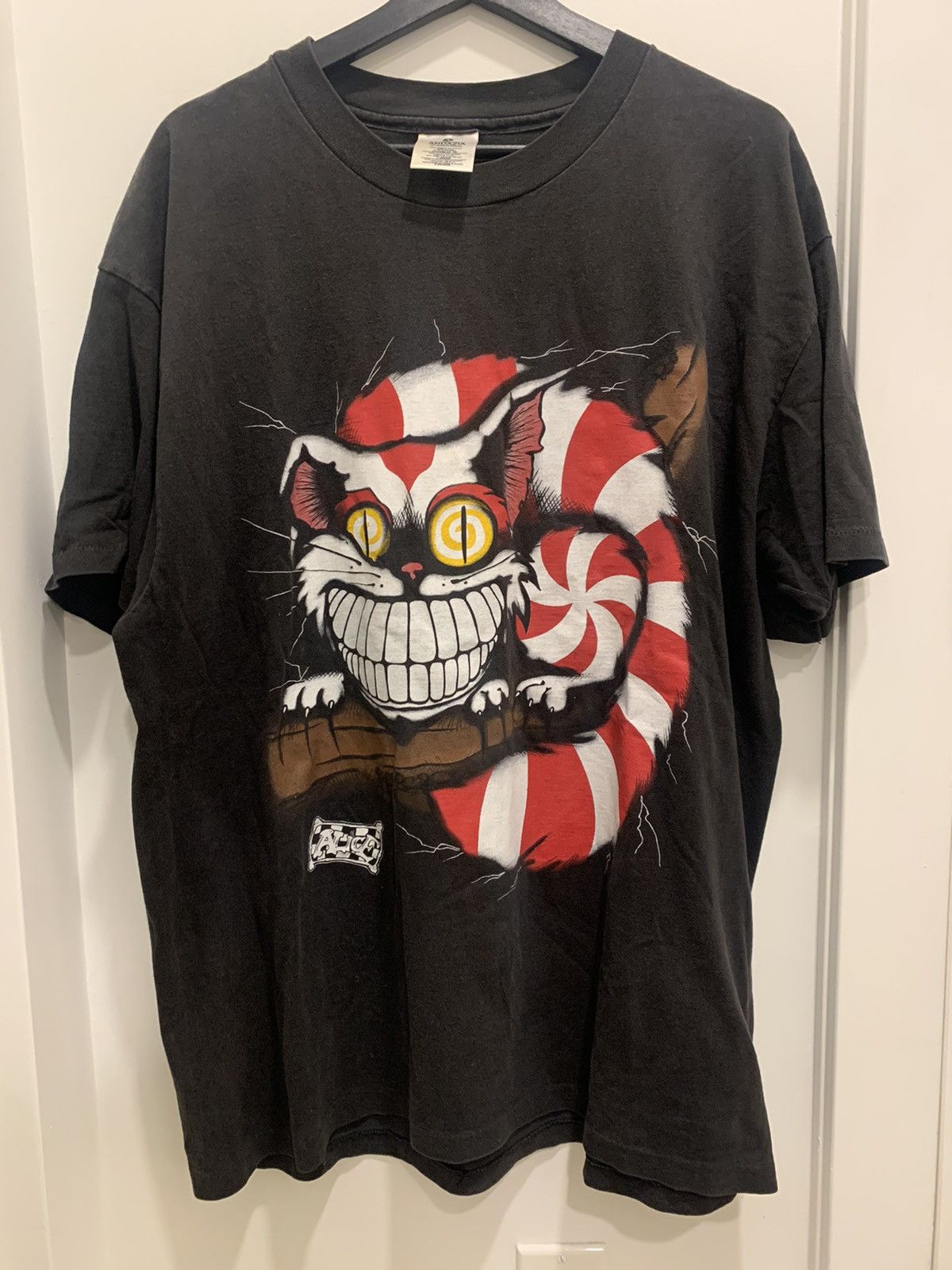 Vintage 90s Cheshire Cat Shirt Andazia Alice in Wonderland Grailed