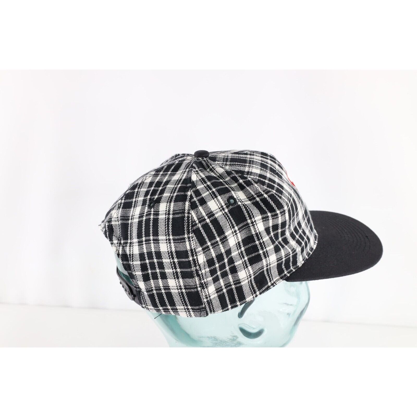 Vintage Deadstock Vintage 90s Indiana University Plaid Snapback Hat Size ONE SIZE - 5 Thumbnail