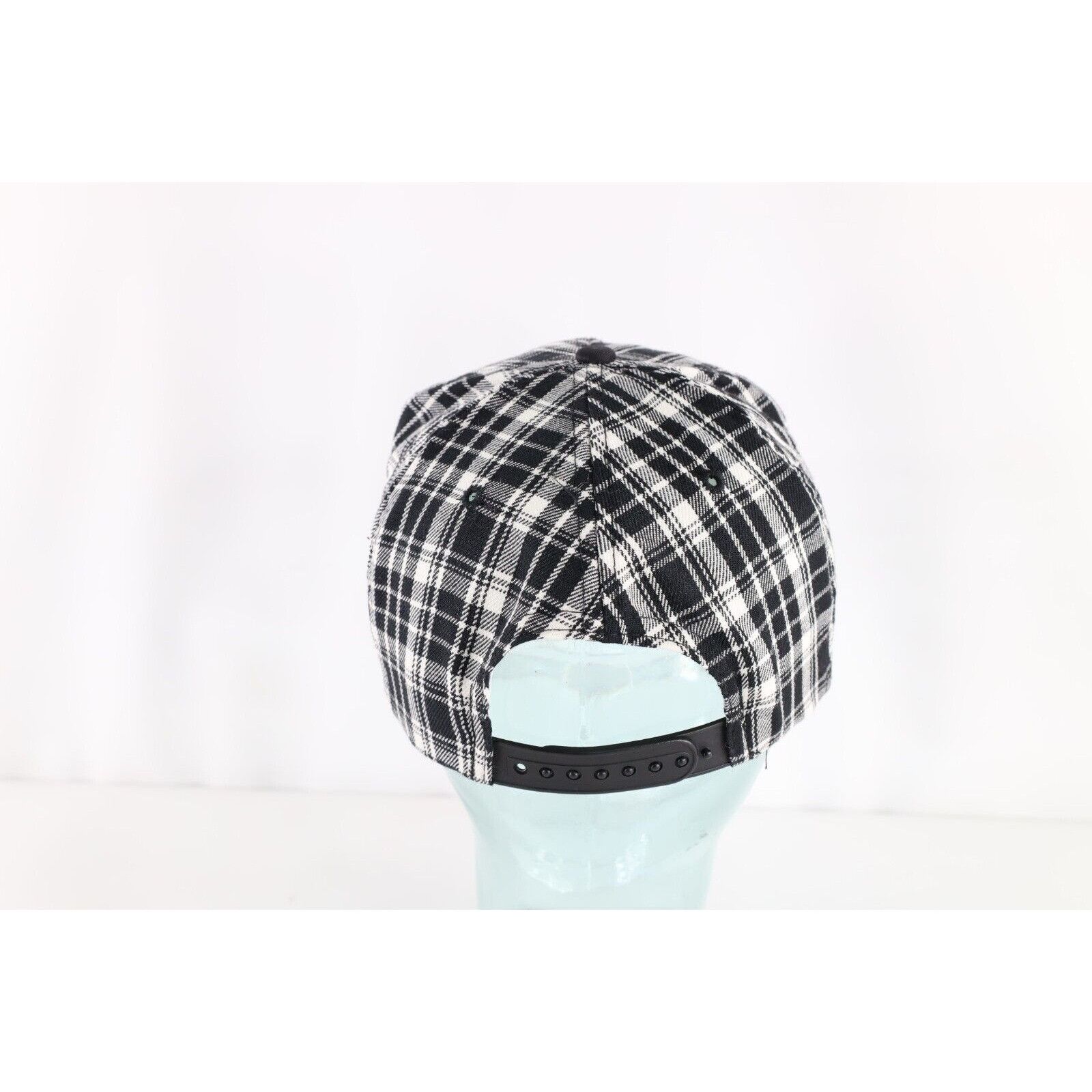 Vintage Deadstock Vintage 90s Indiana University Plaid Snapback Hat Size ONE SIZE - 4 Thumbnail