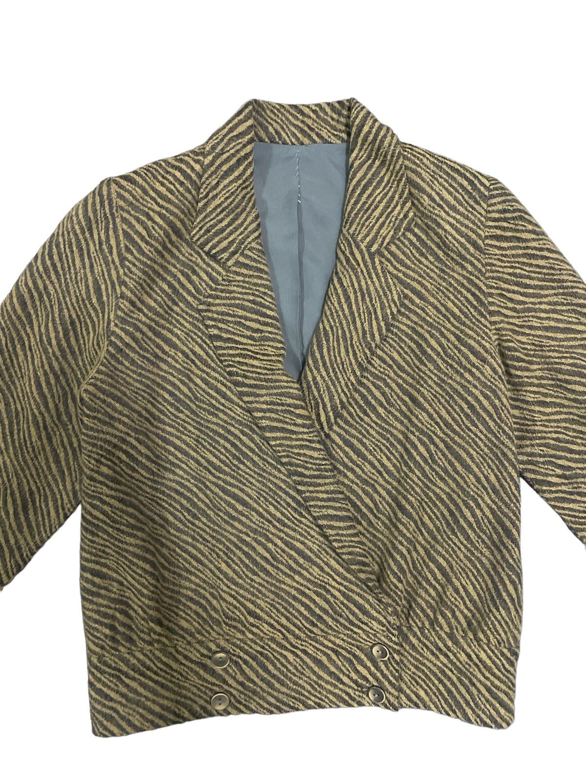 Vintage Vintage Japanese Tiger Stripe Allover Print Archive Jacket Size S / US 4 / IT 40 - 5 Thumbnail