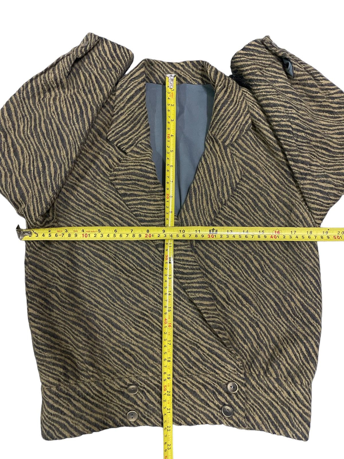 Vintage Vintage Japanese Tiger Stripe Allover Print Archive Jacket Size S / US 4 / IT 40 - 11 Thumbnail