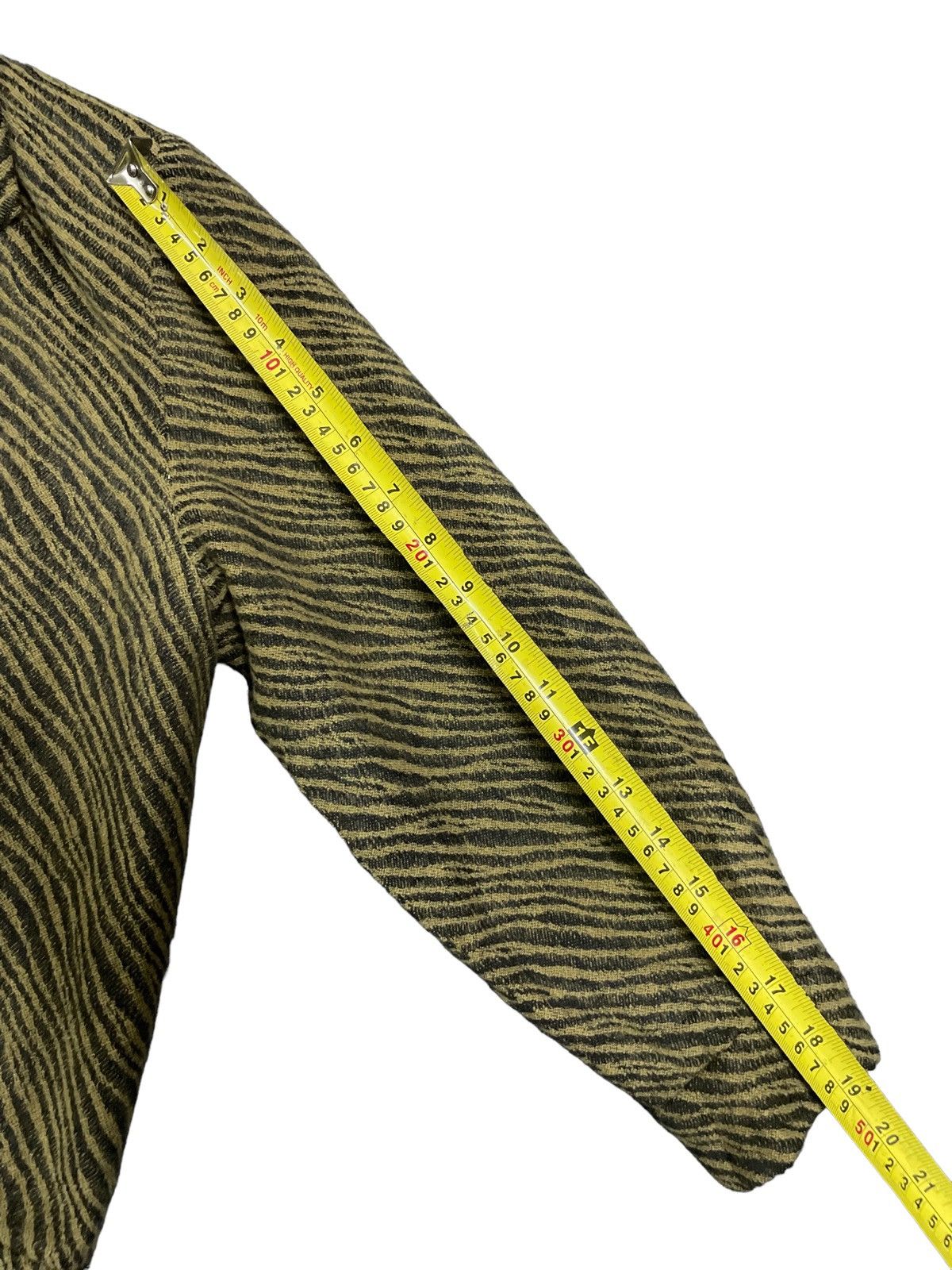 Vintage Vintage Japanese Tiger Stripe Allover Print Archive Jacket Size S / US 4 / IT 40 - 13 Thumbnail