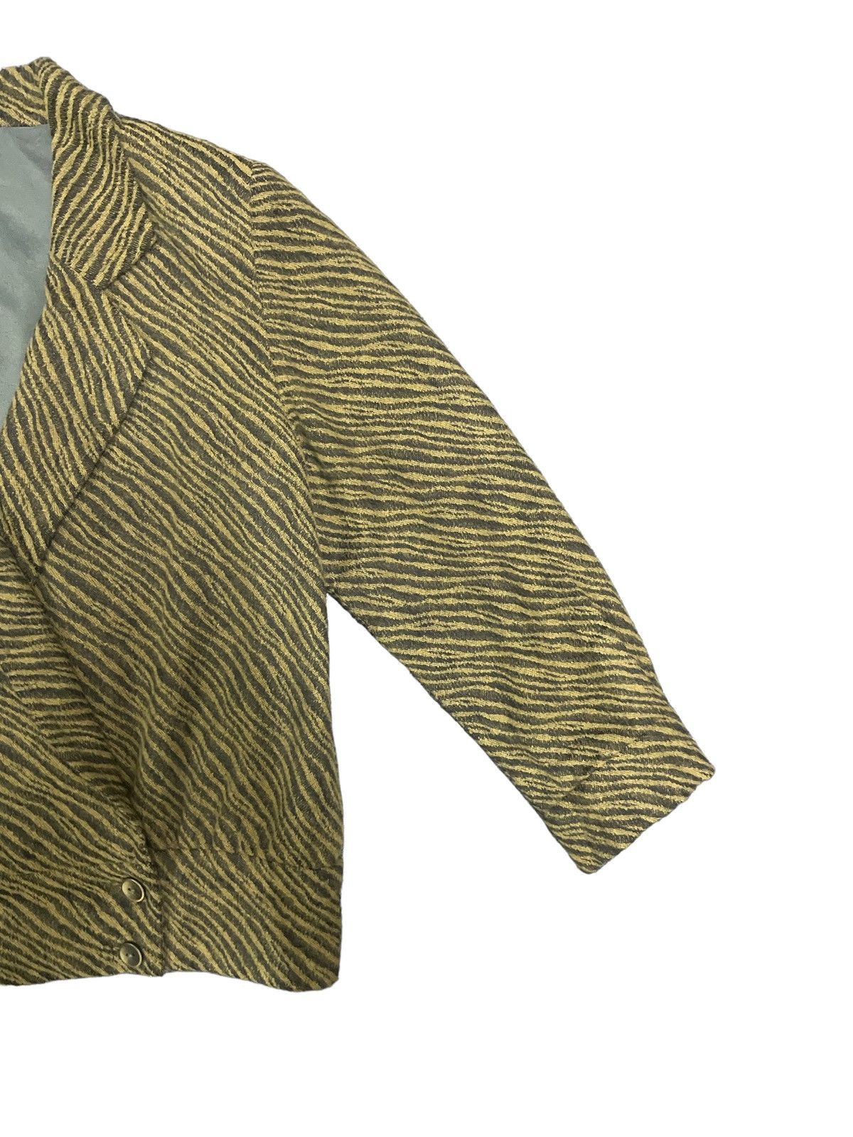 Vintage Vintage Japanese Tiger Stripe Allover Print Archive Jacket Size S / US 4 / IT 40 - 3 Thumbnail