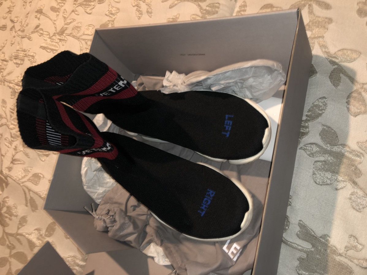 Vetements Vetements x Reebok Sock Sneaker sz42 (9/9.5) Size US 9.5 / EU 42-43 - 4 Thumbnail