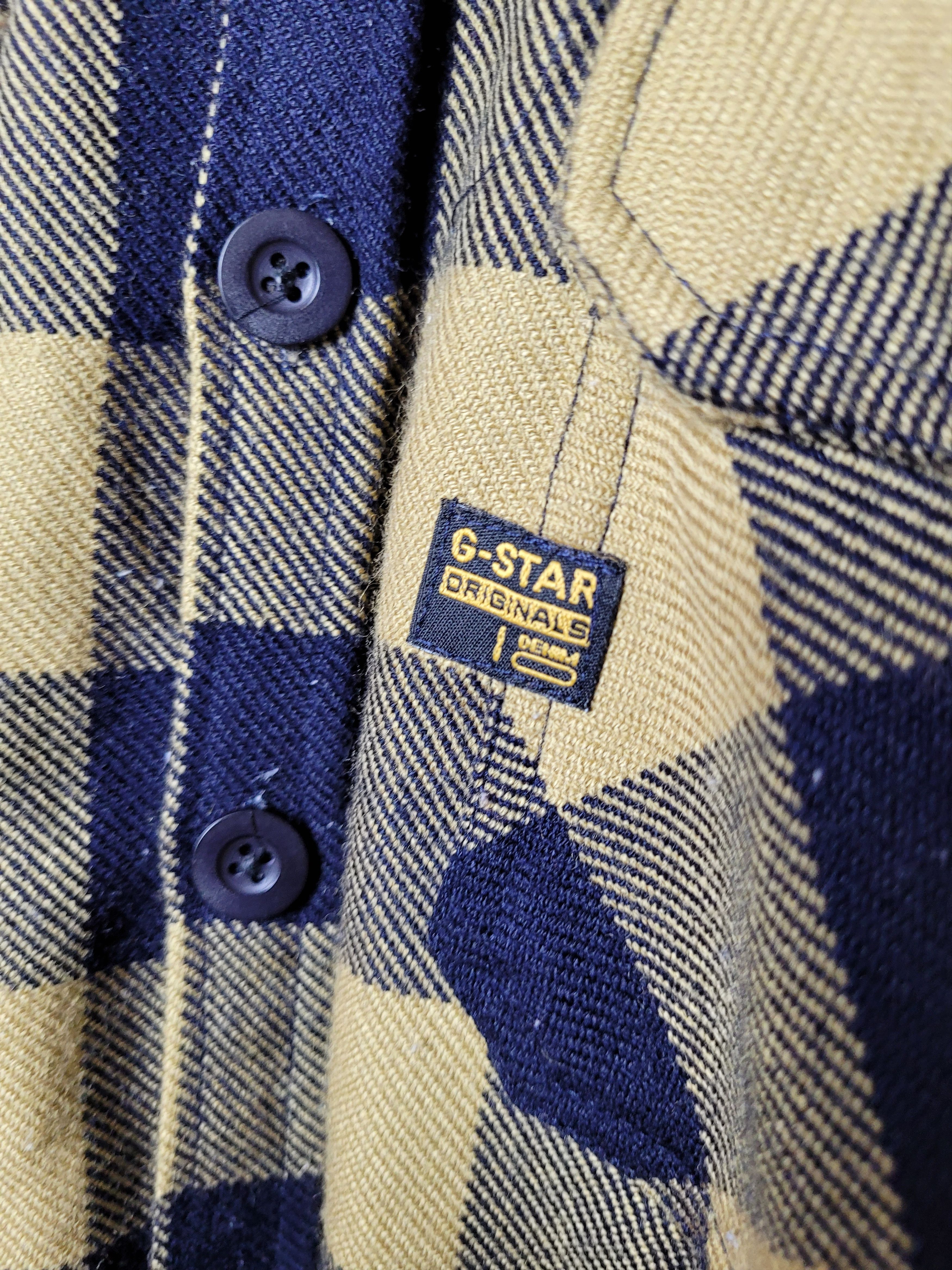 Flannel × G-Star G-Star Raw flannel tartan shirt Size US L / EU 52-54 / 3 - 4 Thumbnail