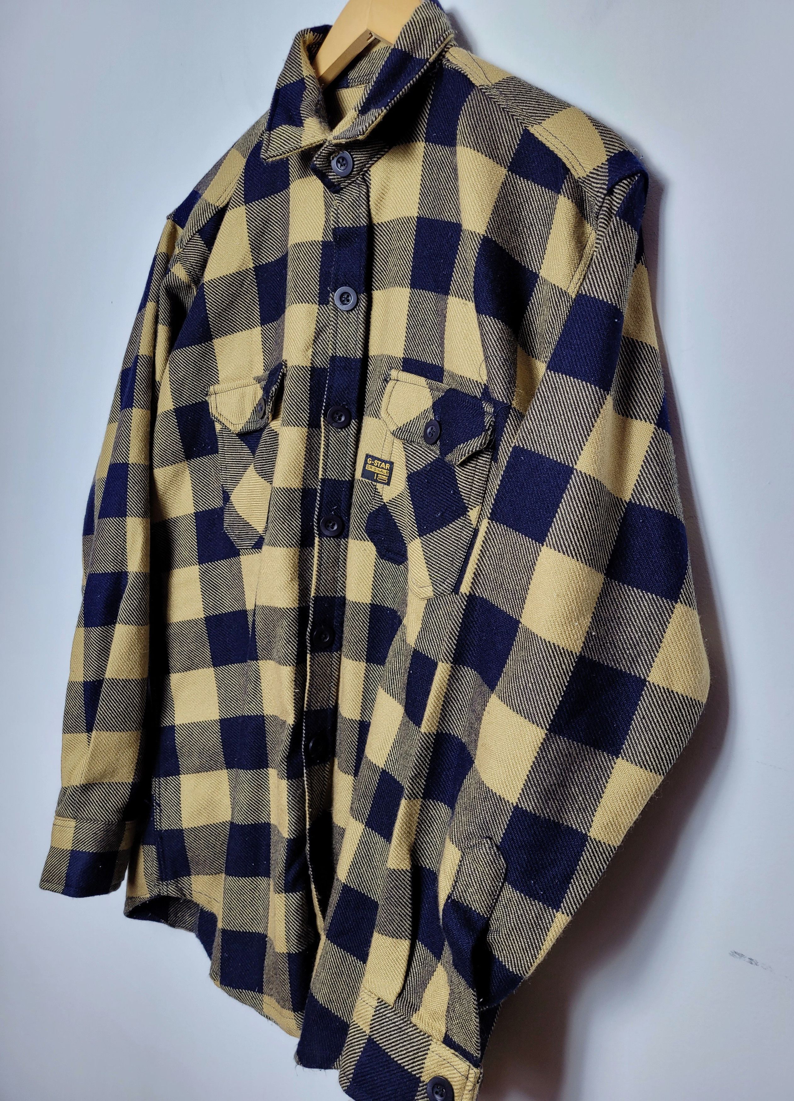 Flannel × G-Star G-Star Raw flannel tartan shirt Size US L / EU 52-54 / 3 - 3 Thumbnail