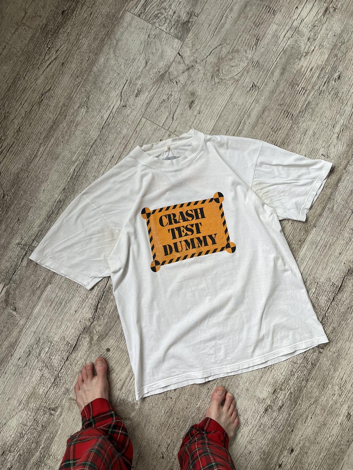Vintage Vintage Crash Test Dummy travis supreme style adult tee Size US M / EU 48-50 / 2 - 1 Thumbnail