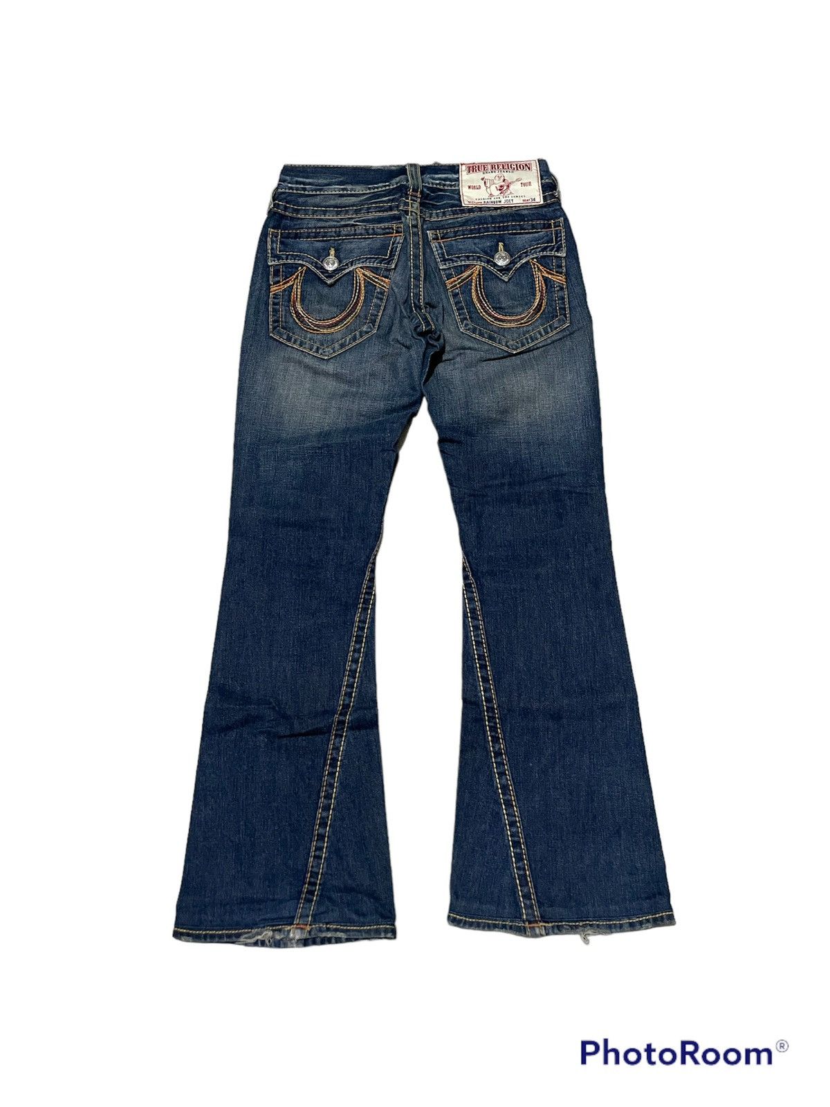 True Religion Vintage True Religion flared Jeans Rainbow Joey Pants Size US 29 - 2 Thumbnail