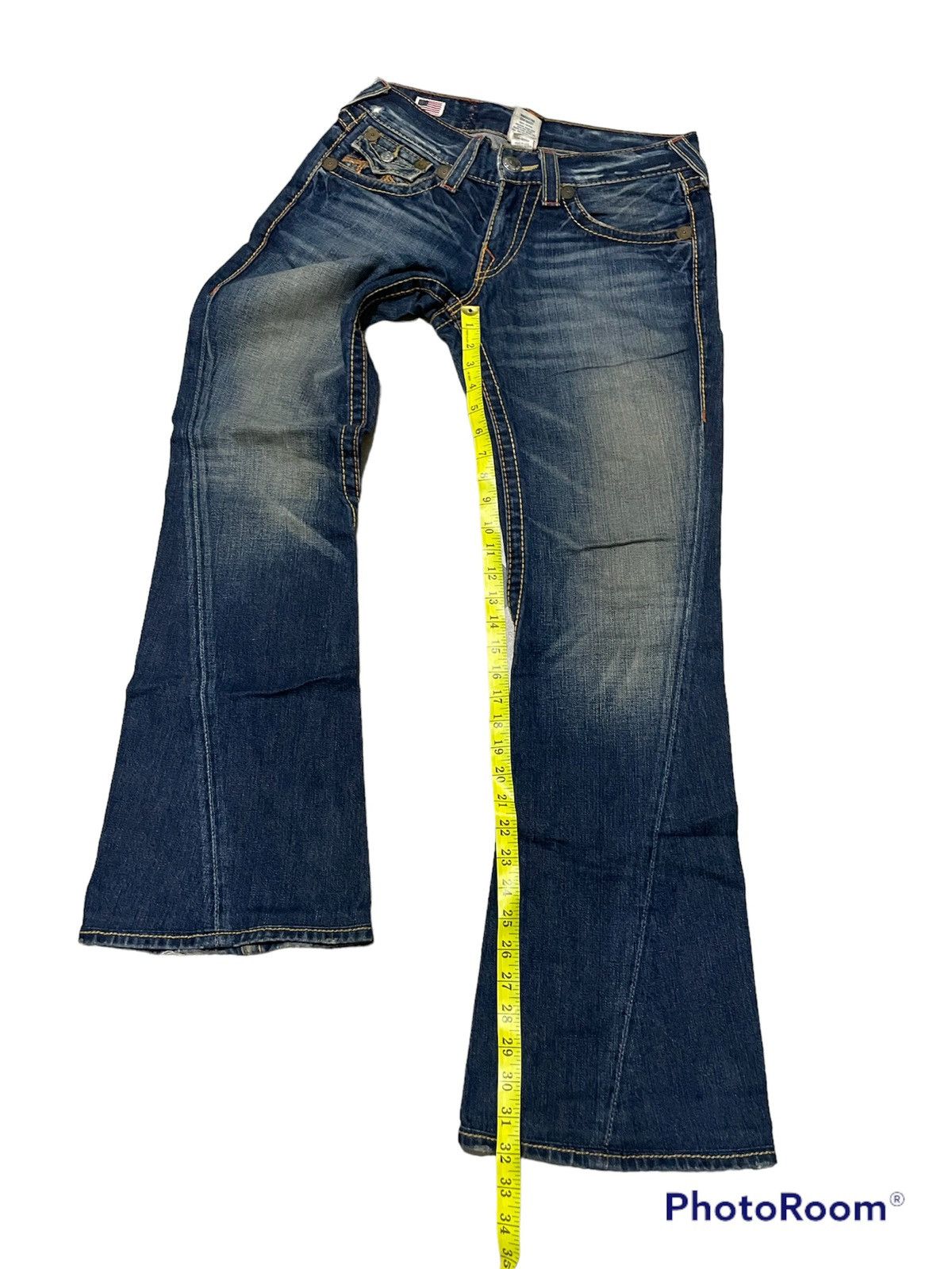 True Religion Vintage True Religion flared Jeans Rainbow Joey Pants Size US 29 - 9 Thumbnail