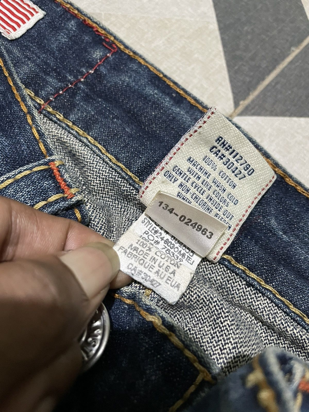 True Religion Vintage True Religion flared Jeans Rainbow Joey Pants Size US 29 - 16 Thumbnail