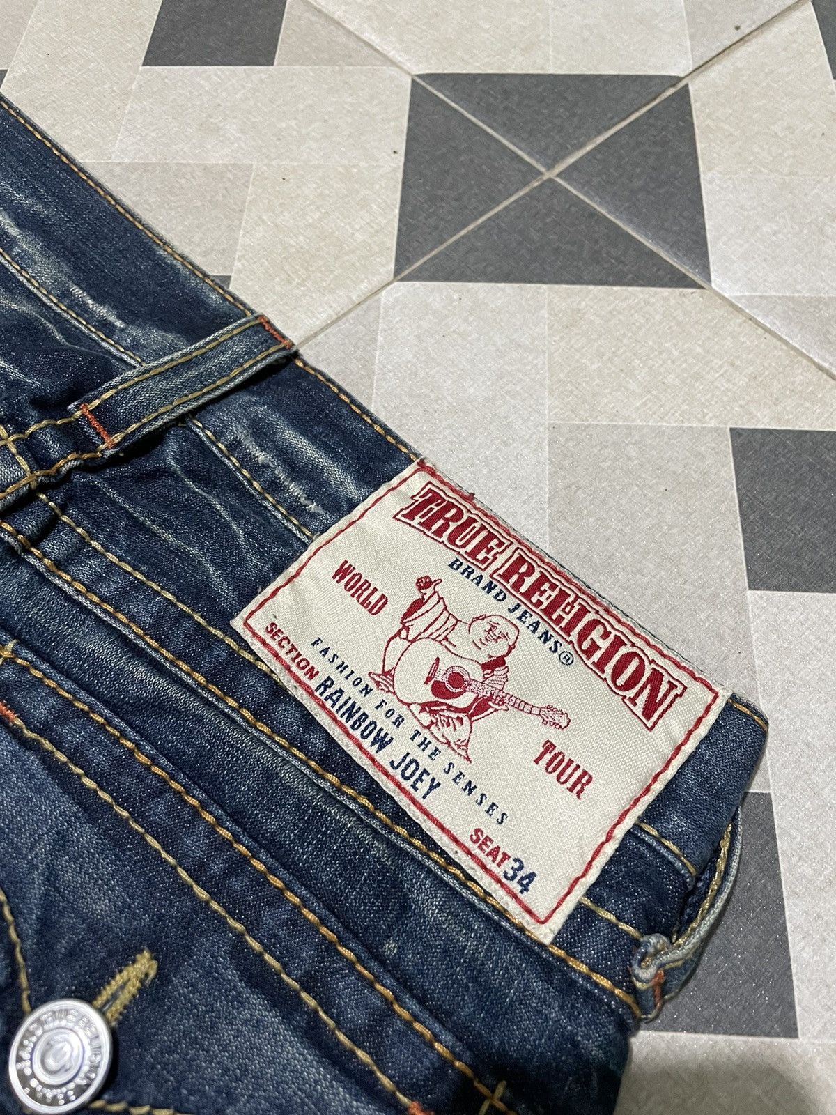 True Religion Vintage True Religion flared Jeans Rainbow Joey Pants Size US 29 - 12 Thumbnail